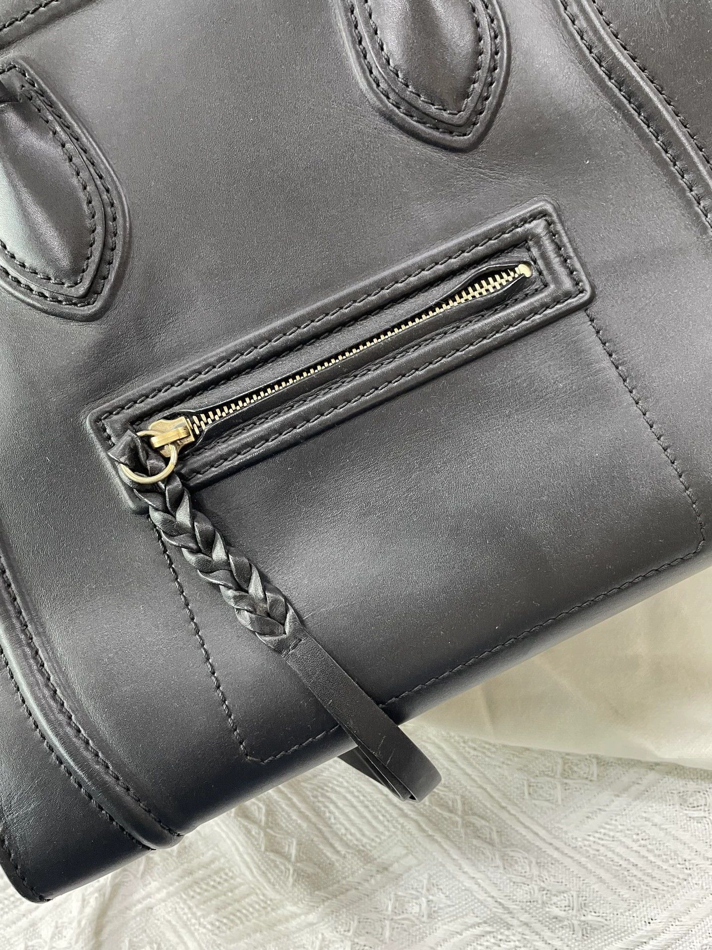 Celine Celine Black Smile Handbag with Dust Bag Size ONE SIZE - 3 Thumbnail
