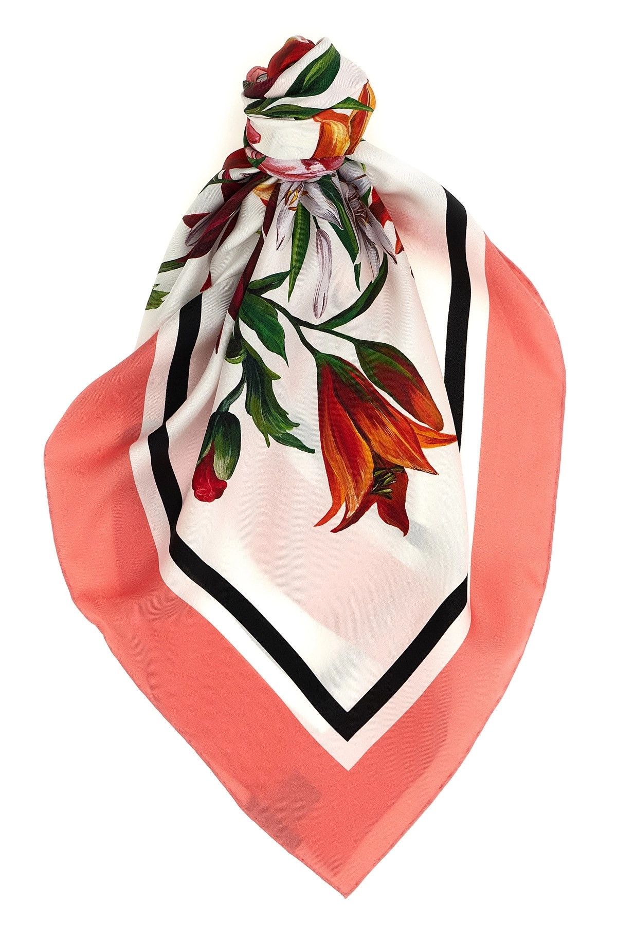 Dolce & Gabbana Floral print scarf Size ONE SIZE - 1 Thumbnail