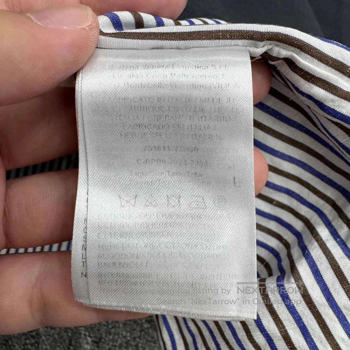 Bottega Veneta Bottega Veneta Double Layer Striped Short Sleeve. Size US L / EU 52-54 / 3 - 3 Thumbnail
