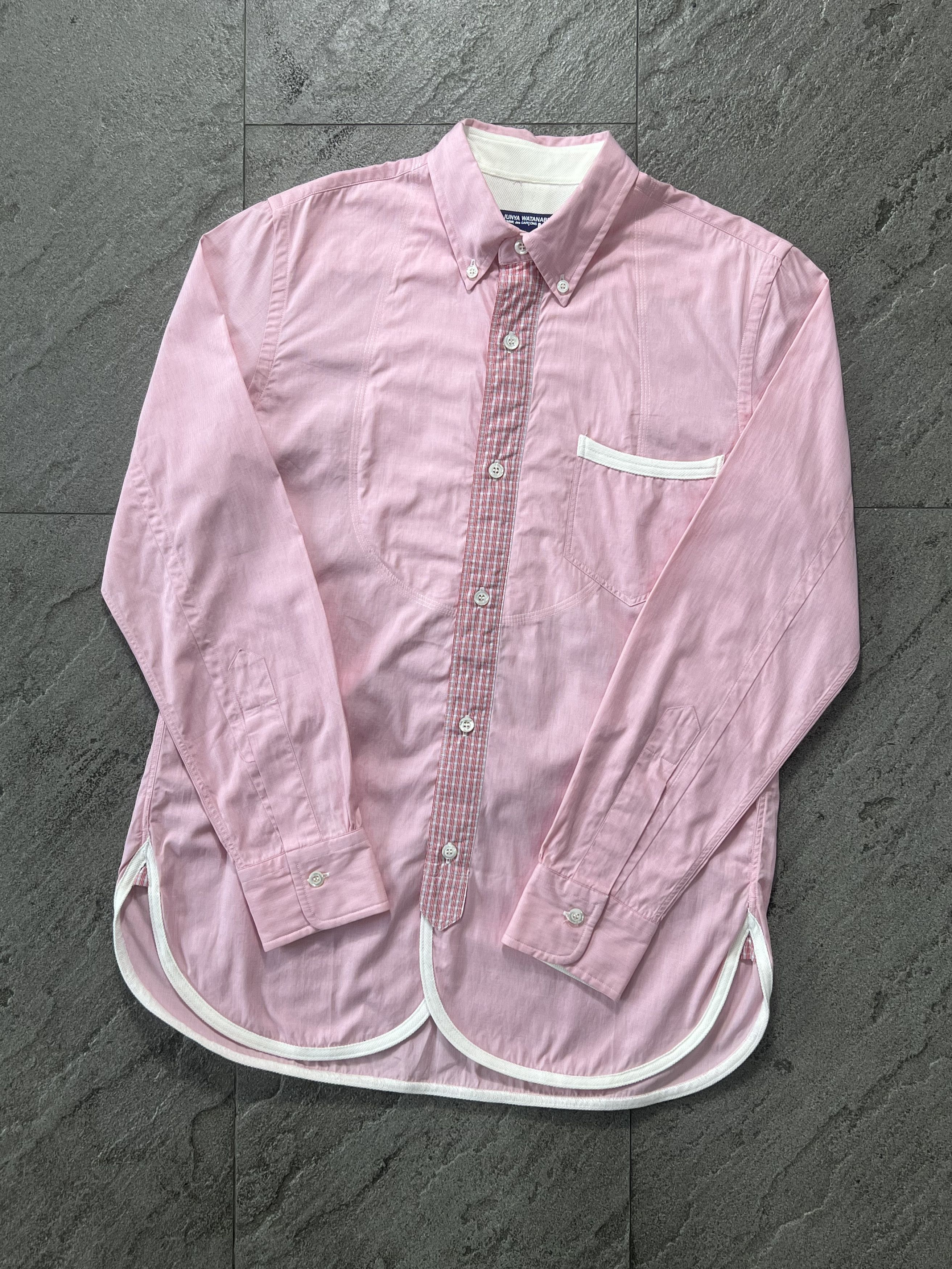 Junya Watanabe Junya Watanabe Comme des Garçons Man Pink Shirt Size US XS / EU 42 / 0 - 1 Thumbnail