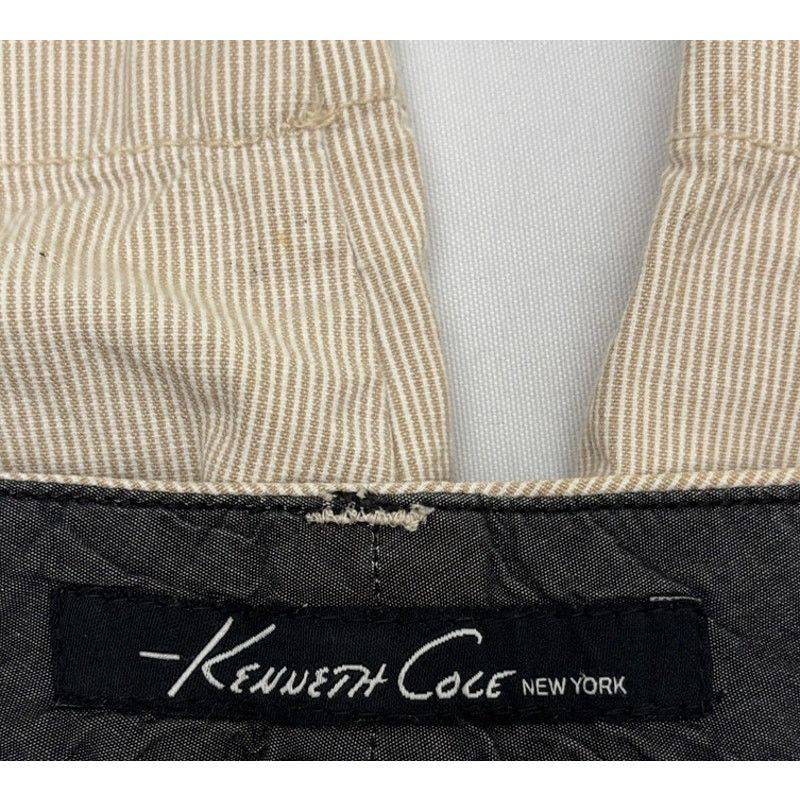 Kenneth Cole KENNETH COLE Men's Size 28 Pinstripe Flat Front 10" Shorts Size US 28 / EU 44 - 4 Thumbnail