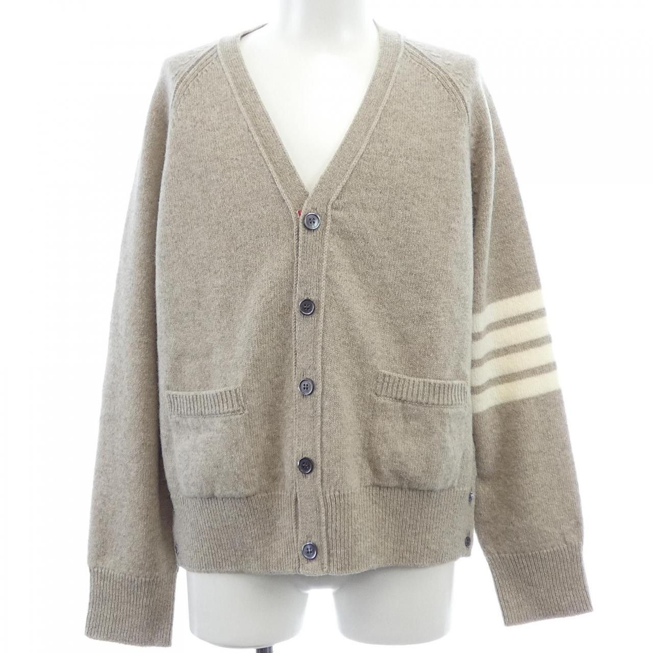 Thom Browne Thom Browne Thom Browne Wool Cardigan Textile Tops MKC613A-Y1026 DUTY FREE for USA Size ONE SIZE - 1 Thumbnail