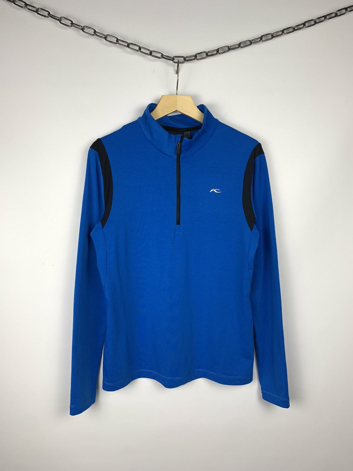 KJUS Kjus Half Zip Baselayer Long Sleeve Thermo Blue Outdoor Y2K Size US M / EU 48-50 / 2 - 2 Thumbnail