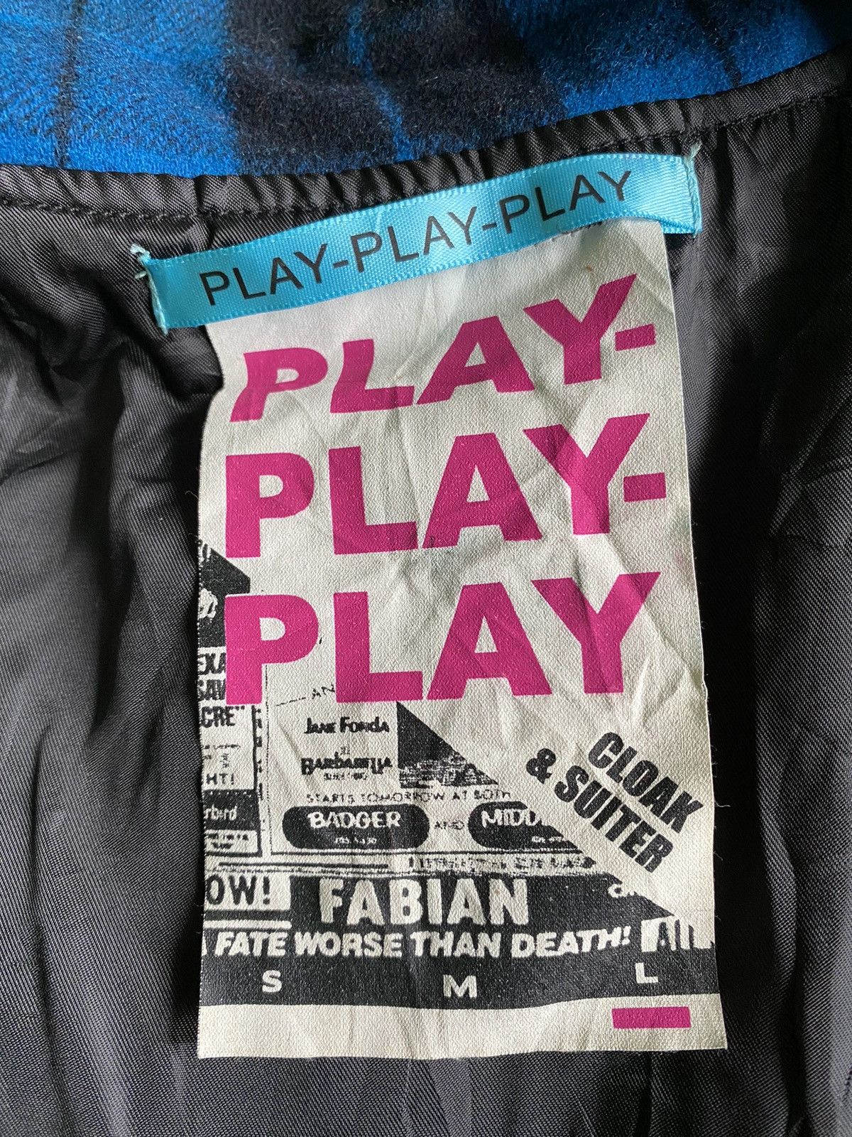 Japanese Brand × Seditionaries Play Play Play Fabian Punk Wool Button jacket Size US L / EU 52-54 / 3 - 10 Thumbnail