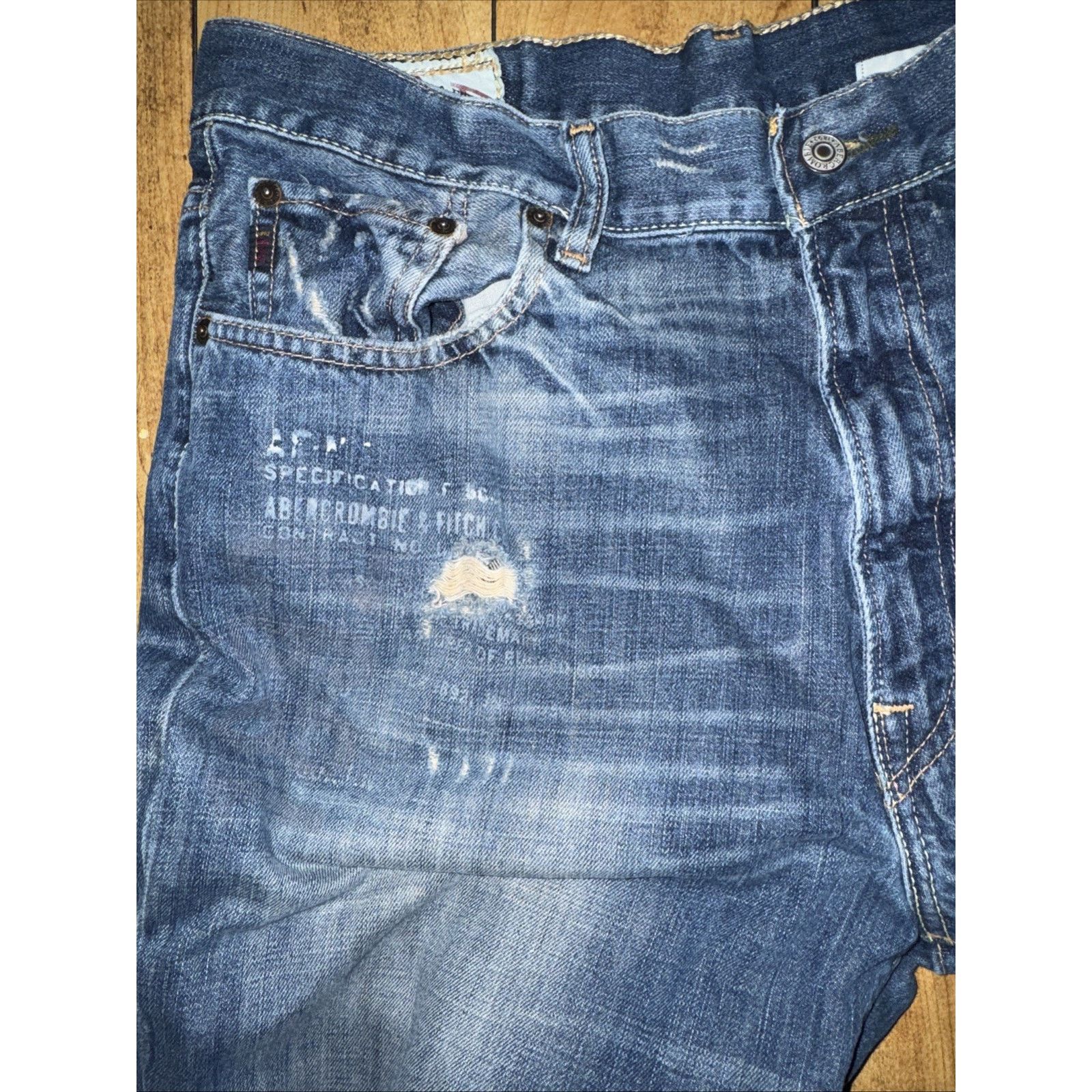 Abercrombie & Fitch × Vintage Vintage Abercrombie & Fitch Men’s Denim Jeans 34x34 Boot Cut Size US 34 / EU 50 - 4 Thumbnail