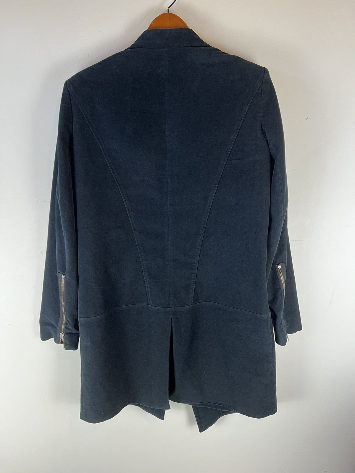 Helmut lang asymmetrical coat jacket
