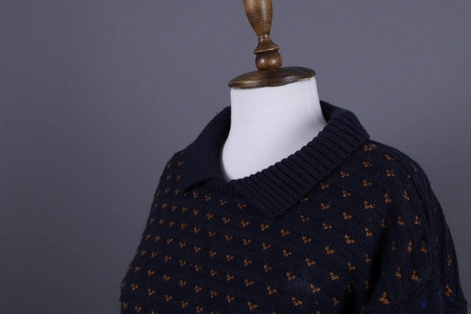 Christian Dior Monsieur Mondi Blue Designer Wool Sweater Ovesized Size 42 Size M / US 6-8 / IT 42-44 - 10 Thumbnail