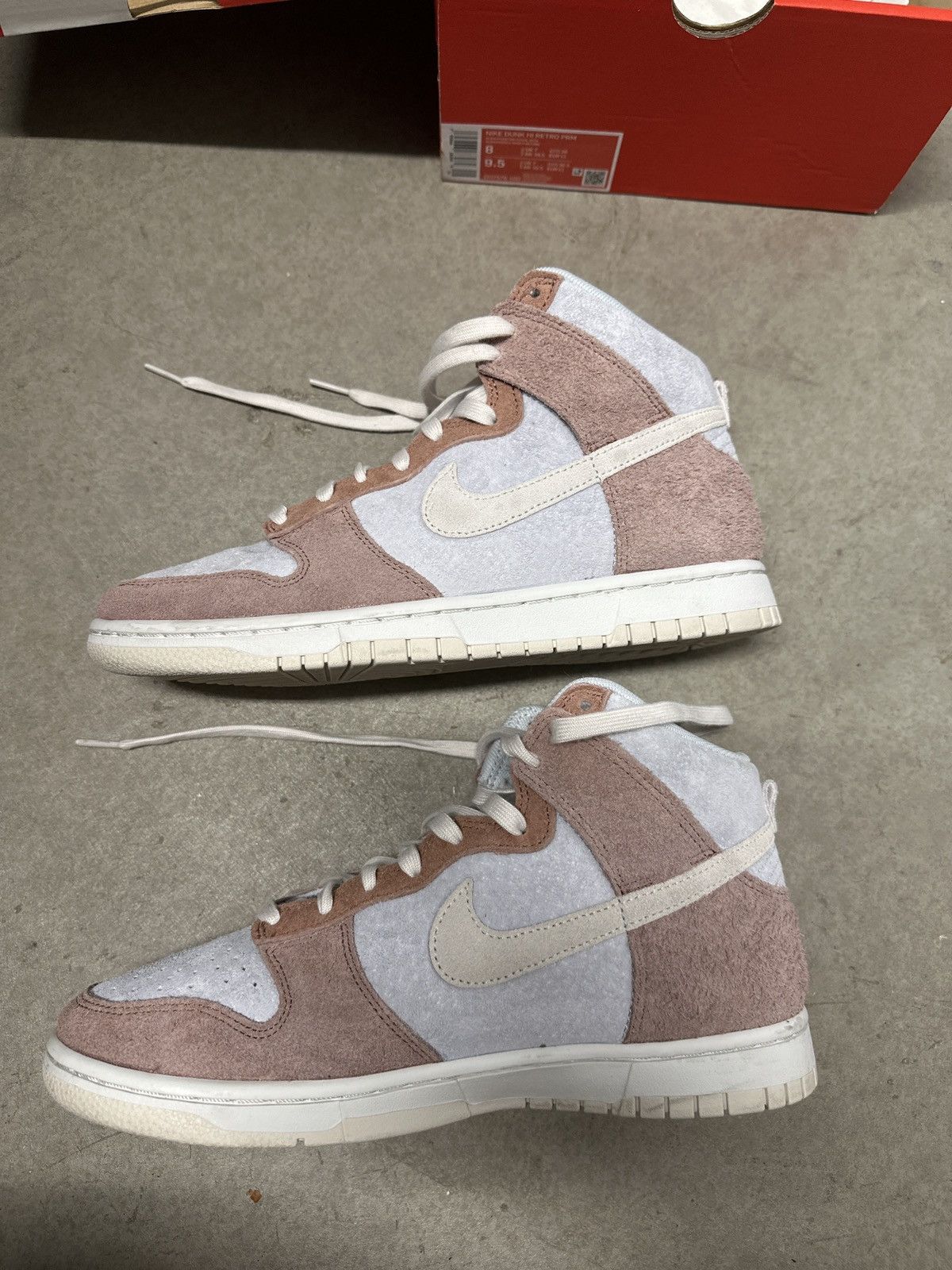 Nike Nike dunk hi fossil rose Size US 8 / EU 41 - 4 Thumbnail