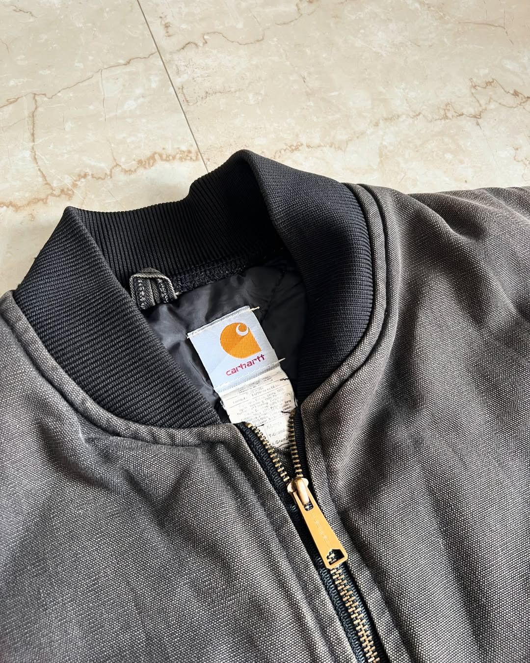 Carhartt × Vintage 90's Sunfade Carhartt V01- BLK Denim Vest Jacket Size US XL / EU 56 / 4 - 5 Thumbnail