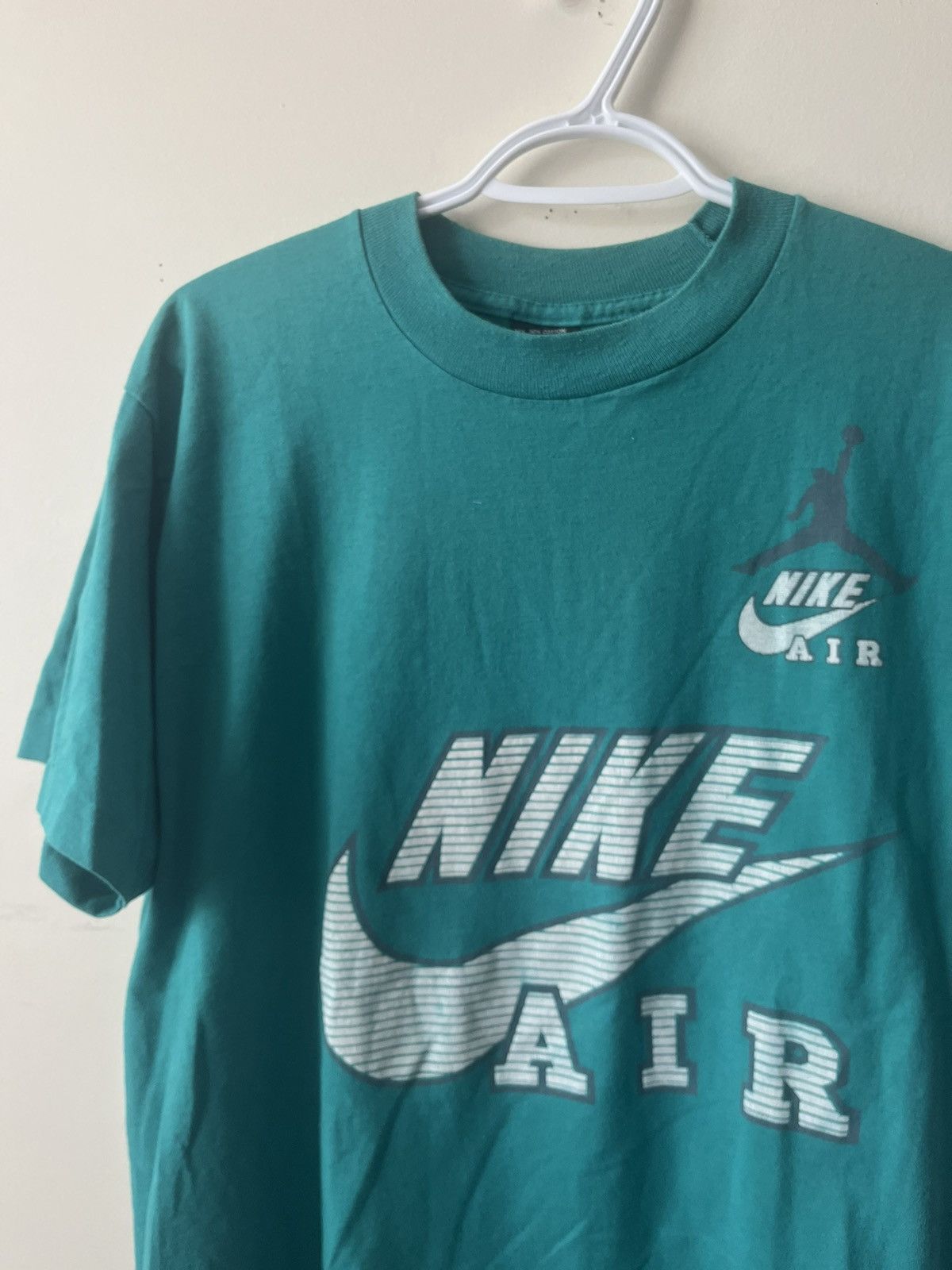 Vintage 80s Nike Air Jordan Bootleg Tee Size US XL / EU 56 / 4 - 1 Thumbnail