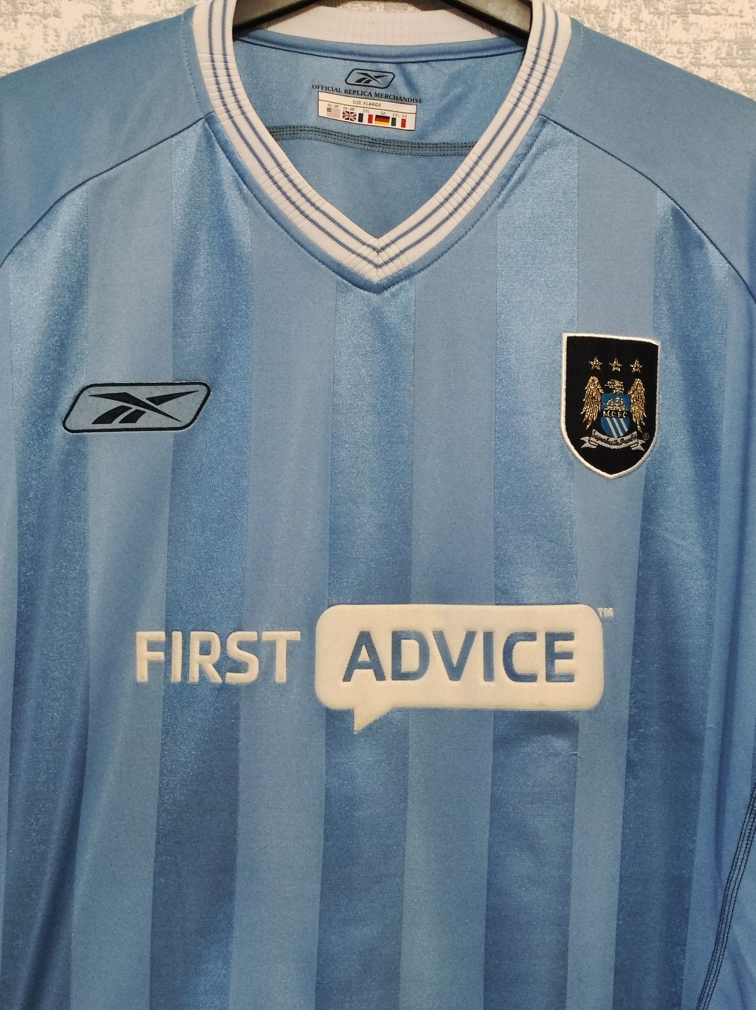 Citizen × Reebok × Vintage Reebok Manchester city home 2003/2004 football jersey Size US XXL / EU 58 / 5 - 1 Thumbnail