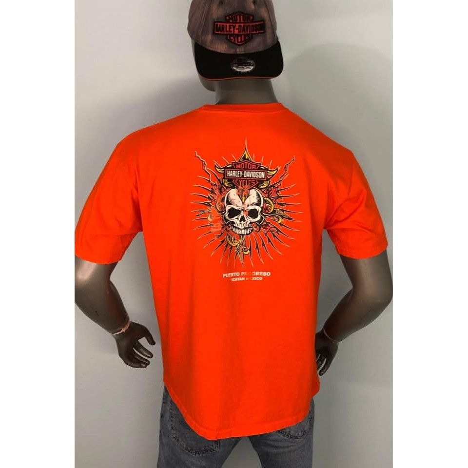 Harley Davidson Harley Davidson T-shirt XL Men PUERTO PROGRESO, MEXICO Size US XL / EU 56 / 4 - 3 Thumbnail