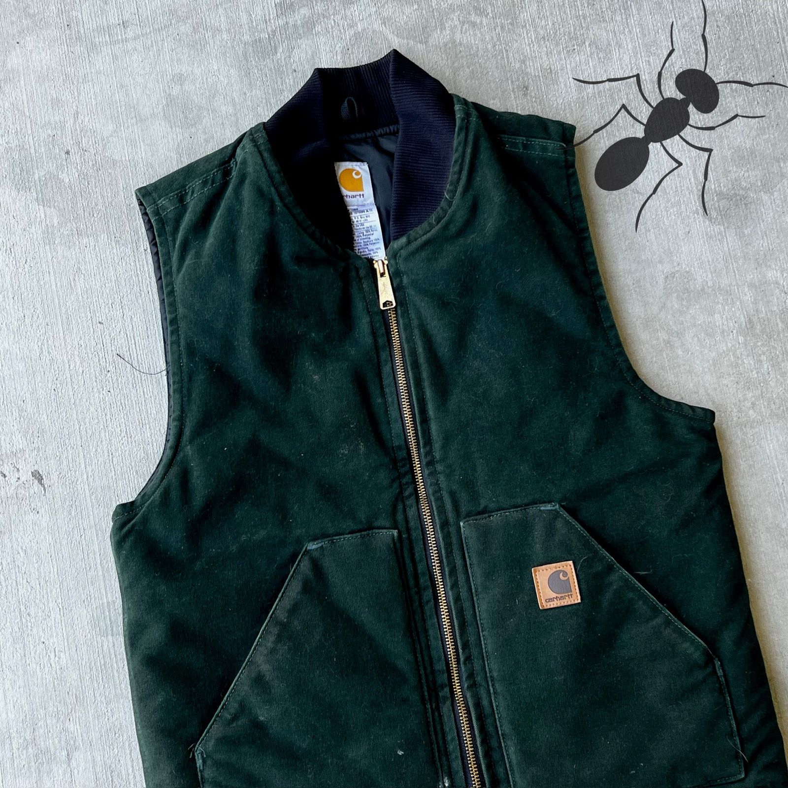 Carhartt × Vintage Carhartt V02 SPC green work wear vest Size US S / EU 44-46 / 1 - 2 Thumbnail
