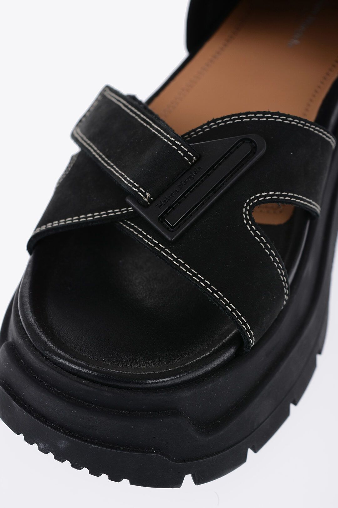 Maison Margiela og1mm1224 Suede Sandals in Black Size US 8 / IT 38 - 4 Thumbnail