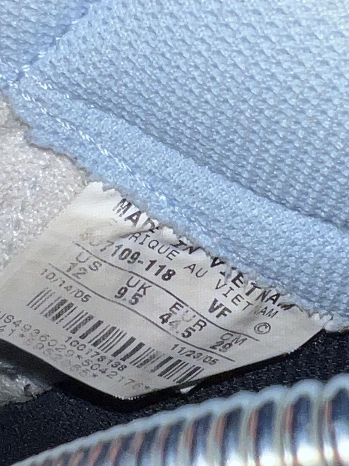 Nike Y2K NIKE Air Force 1 Low Baby Sky Blue & White on Gum Size US 12 / EU 45 - 14 Thumbnail