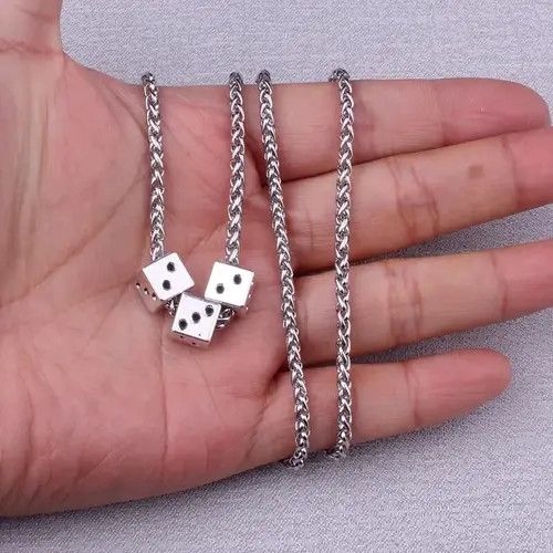 Jewelry Punk Dice Necklace Size ONE SIZE - 3 Thumbnail