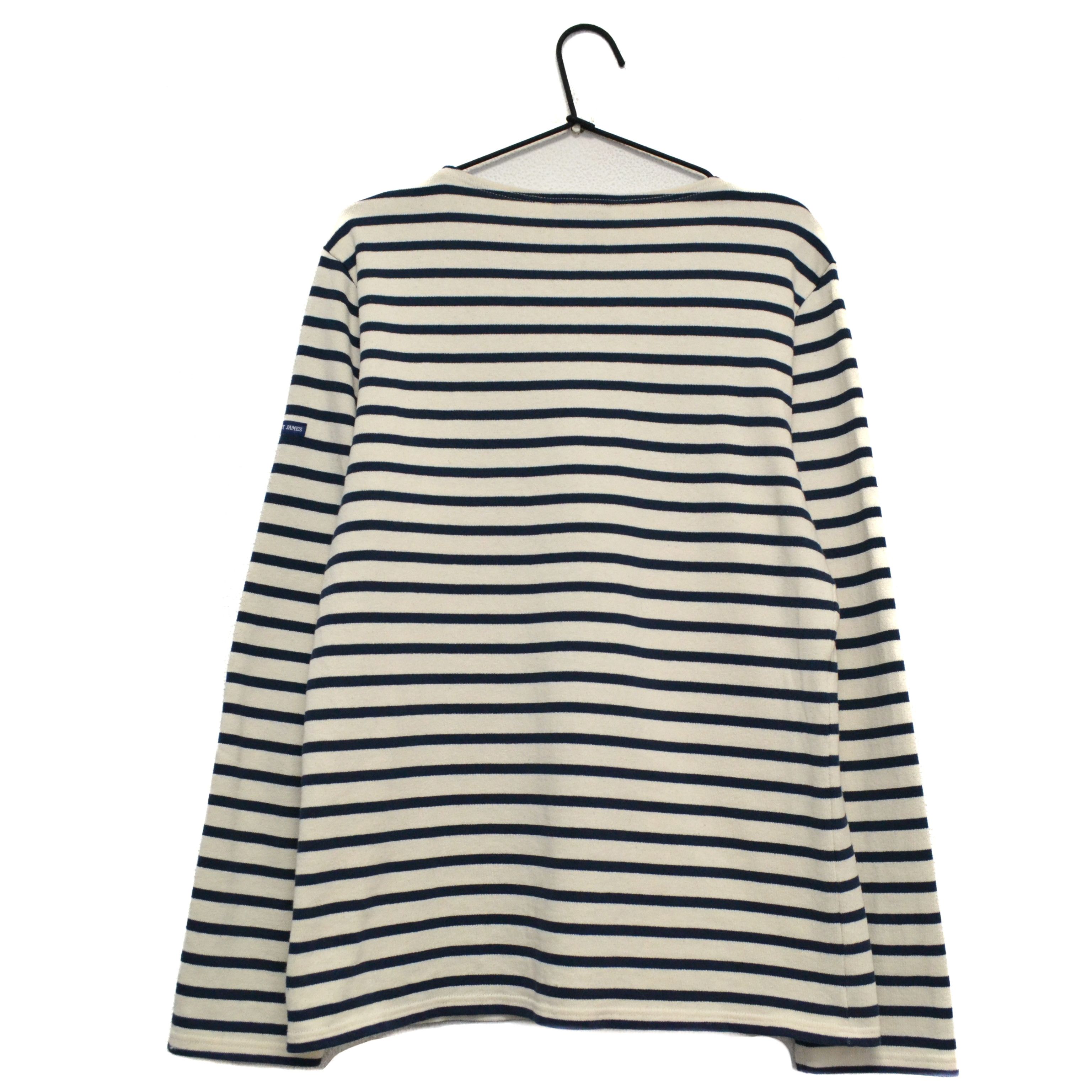 Saint James Saint James L’Atelier Men’s Striped 100% Cotton Sweater Size US M / EU 48-50 / 2 - 9 Thumbnail