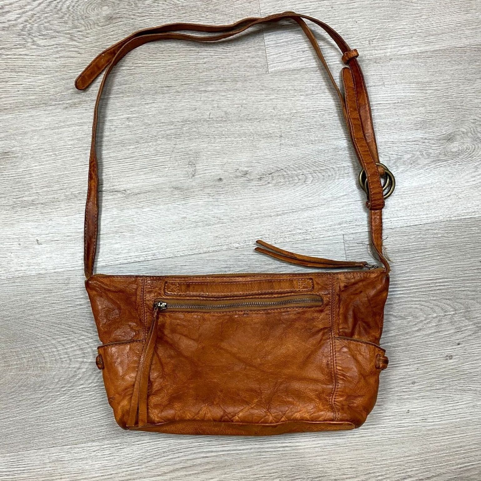 Frye FRYE Leather Crossbody Bag Purse Small Brown Women Size ONE SIZE - 3 Thumbnail
