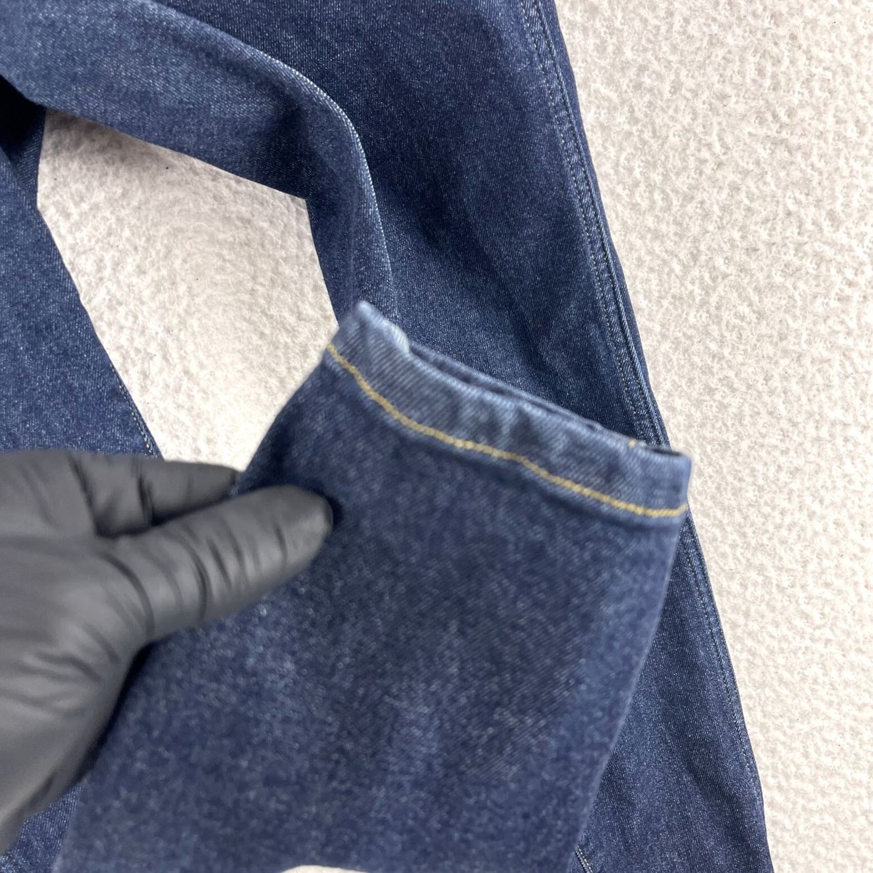 Everlane Everlane The Way High Skinny Jeans Womens Size 28 Blue Denim Dark Wash Stretch Jeans Size 28" / US 6 / IT 42 - 7 Thumbnail