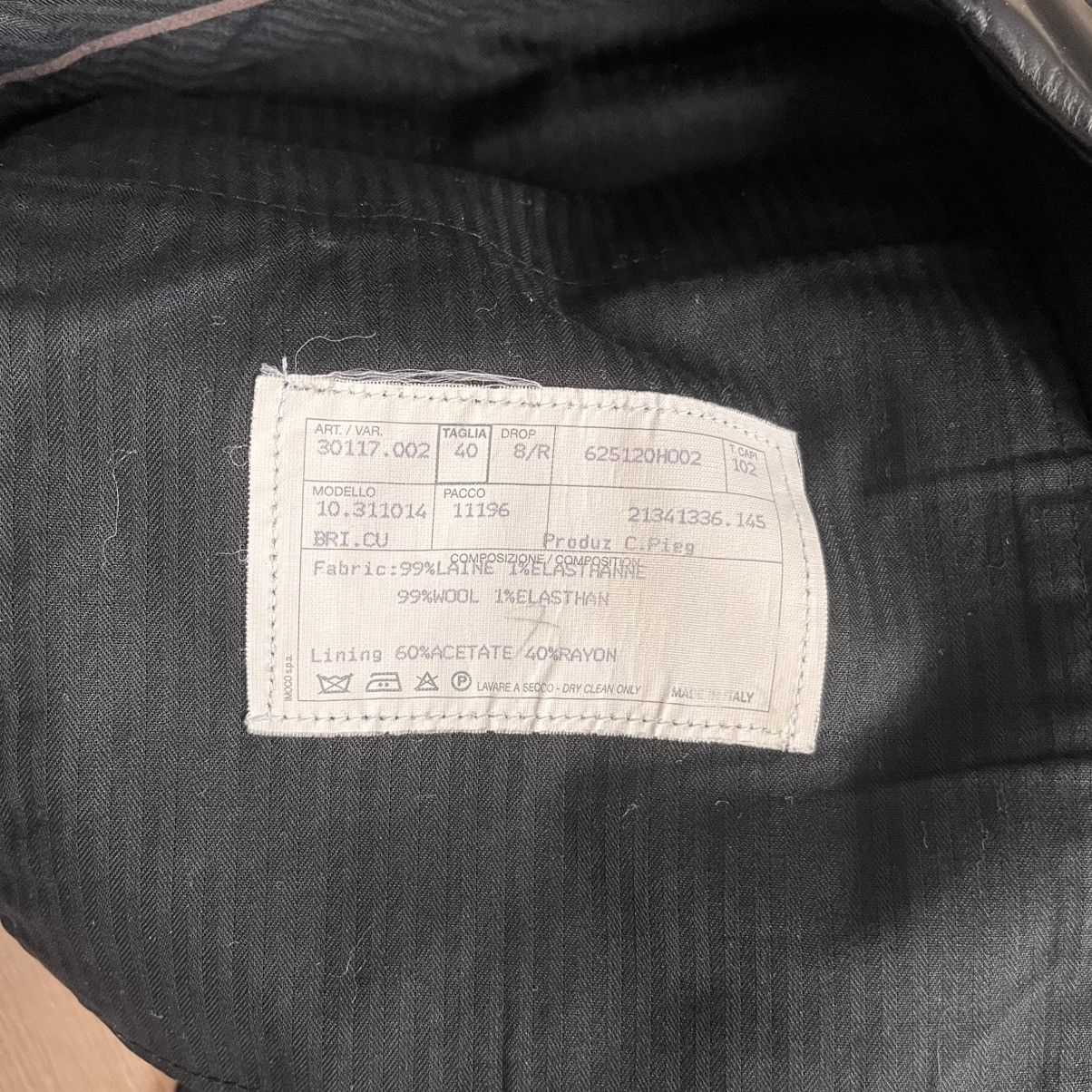Hermes Hermès Paris Leather & Wool Dress Trousers Size 40R - 4 Thumbnail