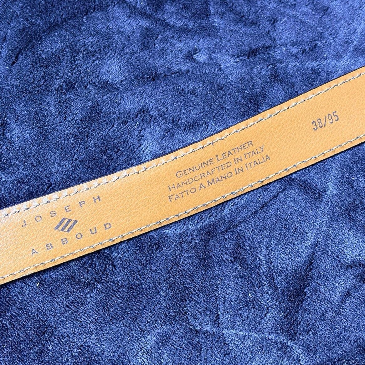 Joseph Abboud Brown Joseph Abboud Men’s Leather Belt Size ONE SIZE - 6 Thumbnail