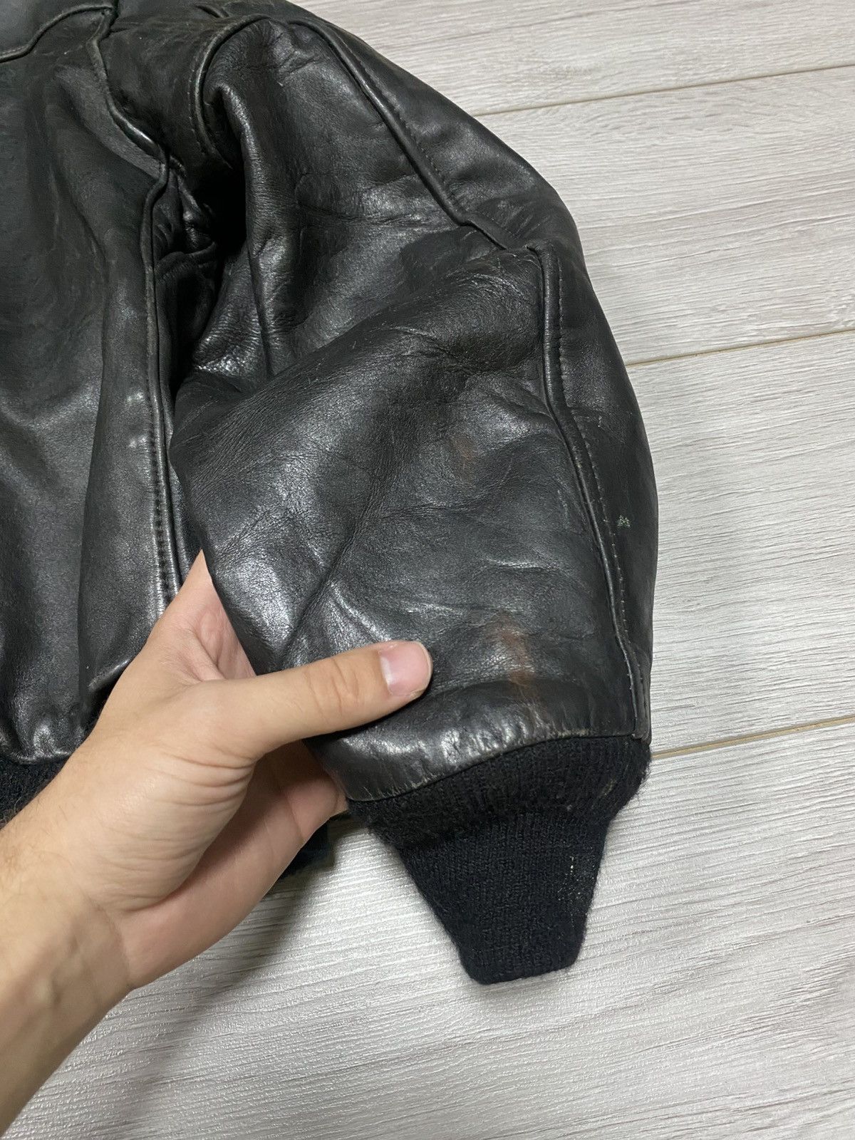 Schott Schott Perfect USA vintage leather jacket 90s Size US S / EU 44-46 / 1 - 14 Thumbnail