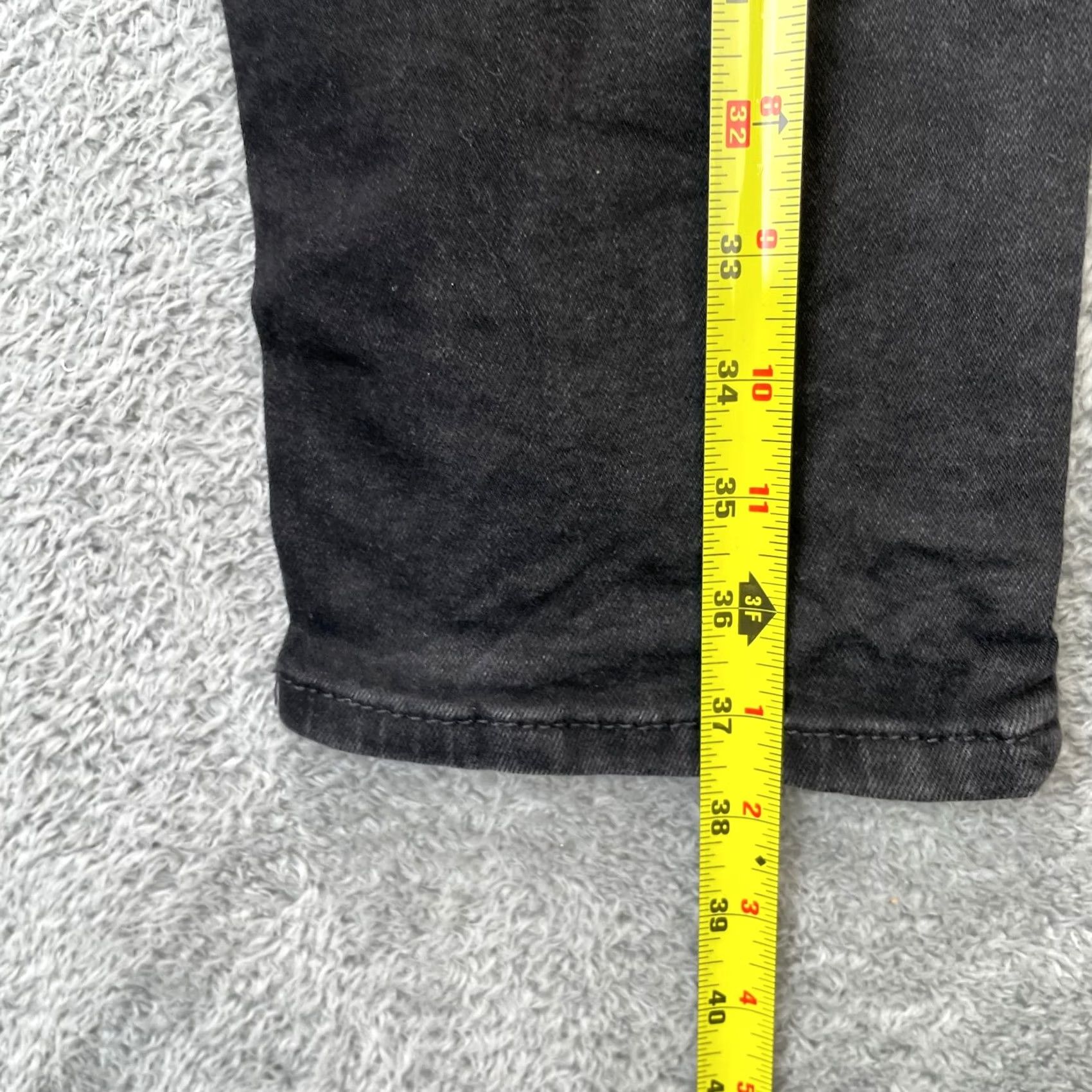 Levi's VINTAGE Levi's 511 Jeans Mens 38x30 Gray Straight Leg Slim Fit Denim Cotton Logo Stretch Size US 36 / EU 52 - 6 Thumbnail