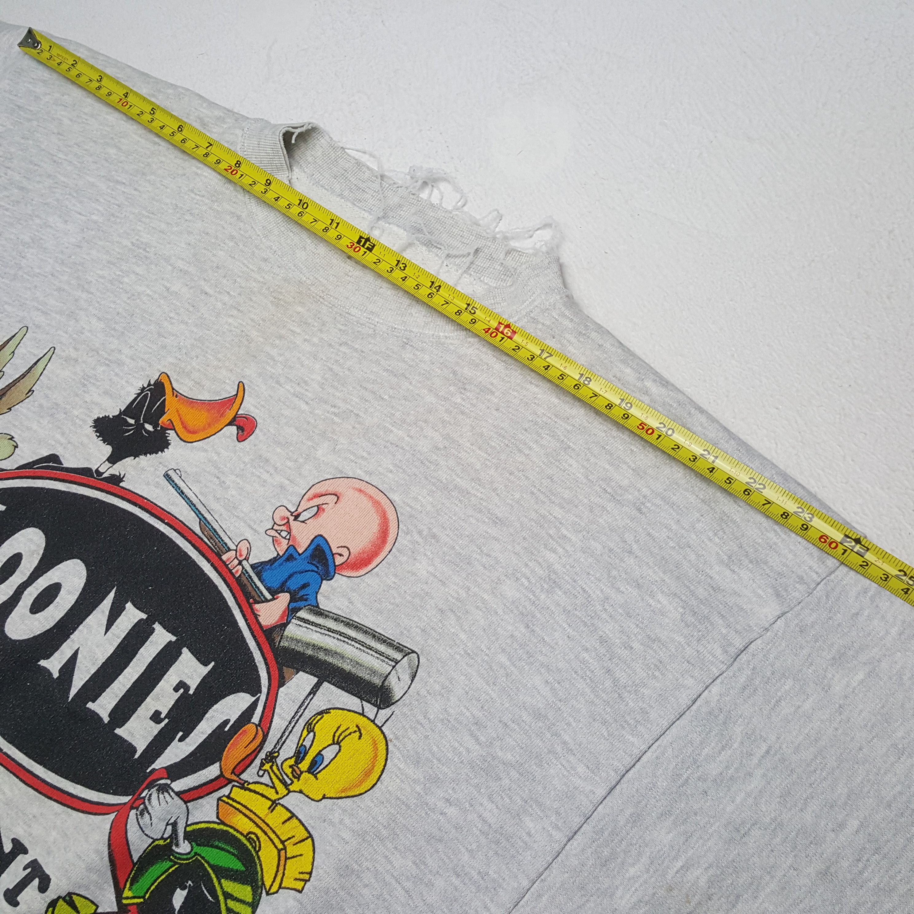 Vintage Loonies Blunt Humour Cartoon Sweatshirt C298N6 Size US L / EU 52-54 / 3 - 4 Thumbnail