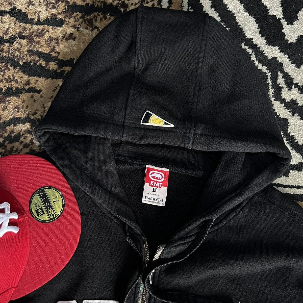 Ecko Unltd. MARC ECKO X DUCKDOWN RECORD ZIP HOOD Size US XL / EU 56 / 4 - 4 Thumbnail