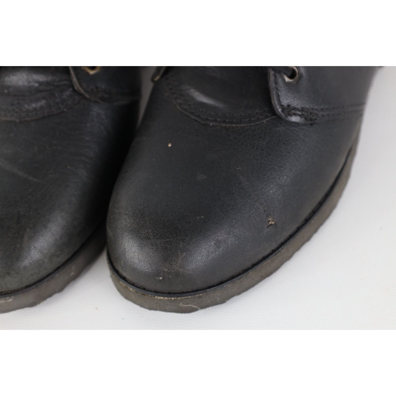 Red Wing Vintage 90s Lady Red Wing Shoes Leather Chukkas Boots Size US 7 / IT 37 - 3 Thumbnail