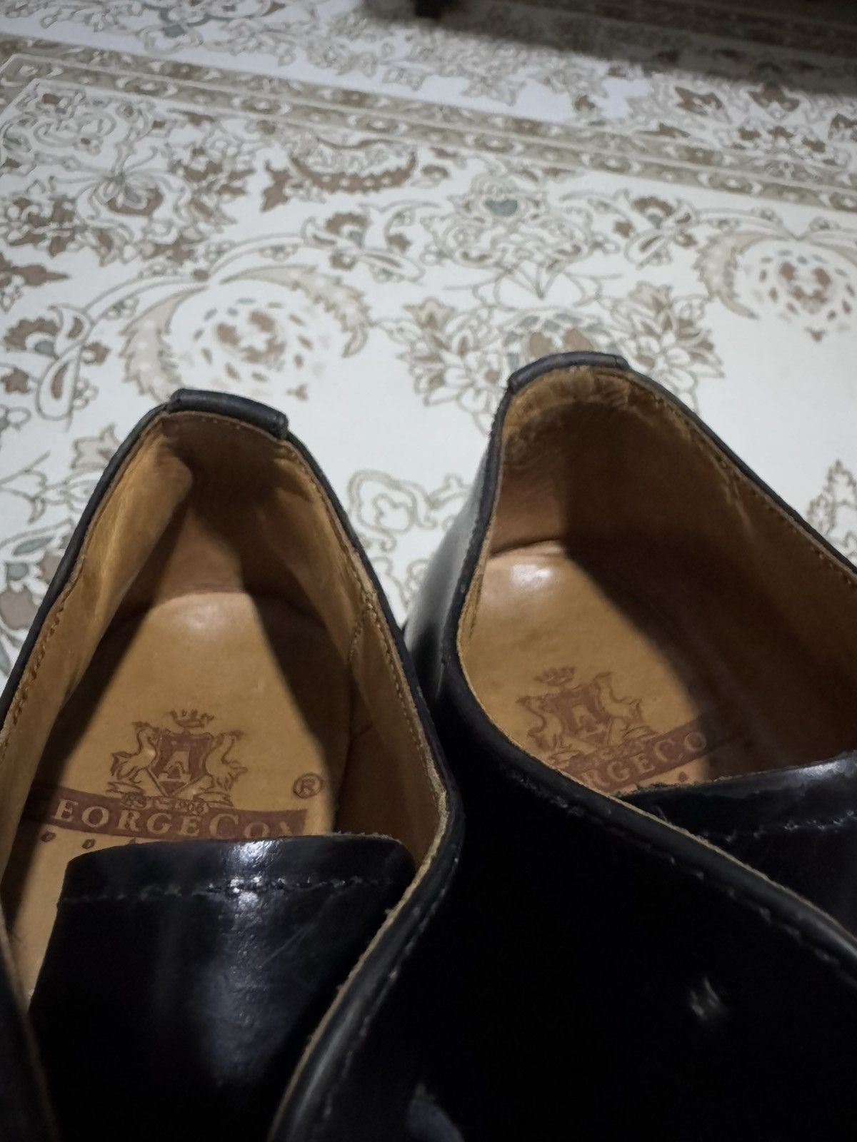 Genuine Leather × George Cox 🏴󠁧󠁢󠁥󠁮󠁧󠁿 Vtg George Cox Unisex 1461 Boanil Brush Casual Shoes Size US 10 / EU 43 - 7 Thumbnail