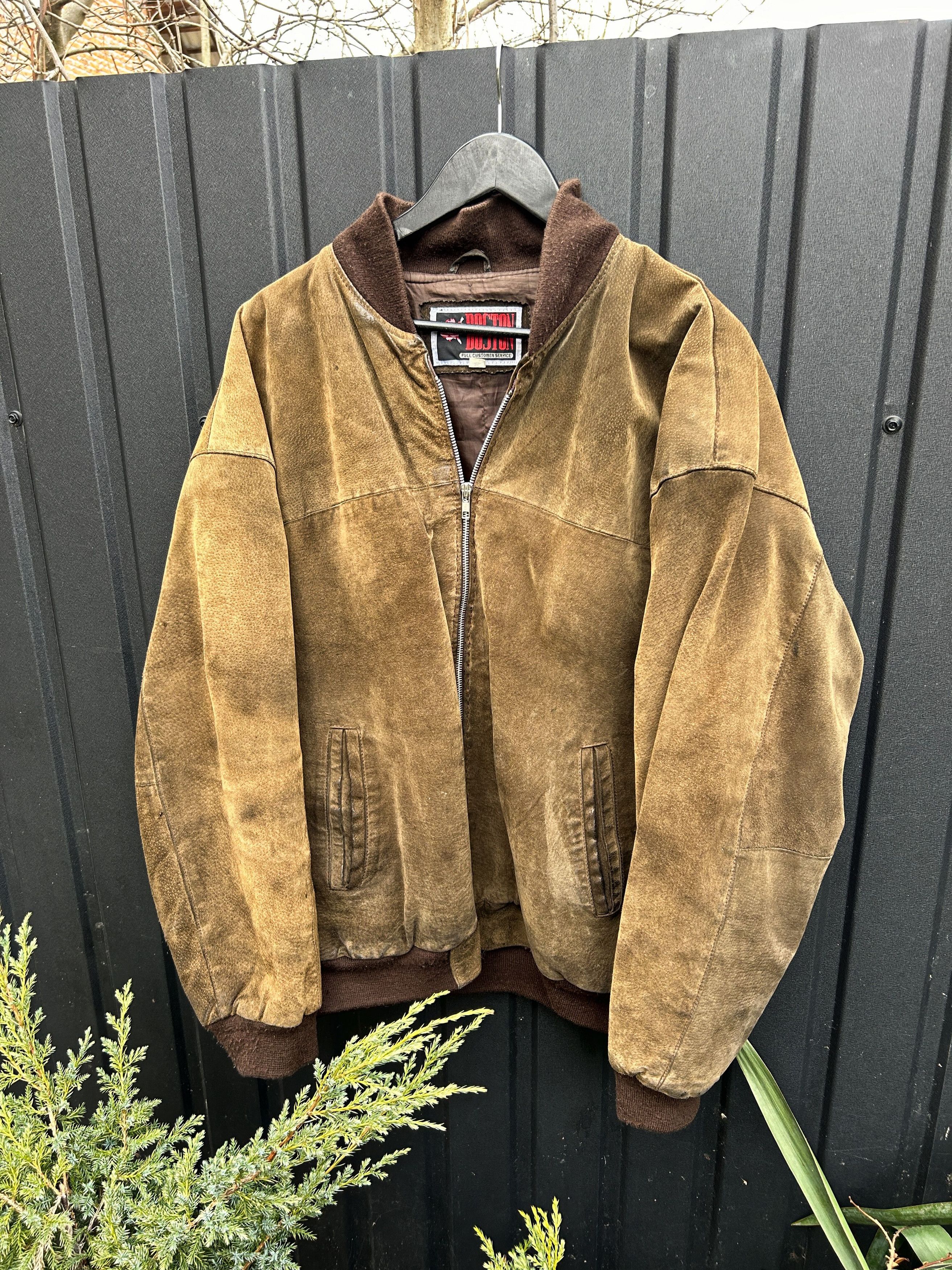 Vintage Kanye West Balenciaga Style Leather Jacket 90s