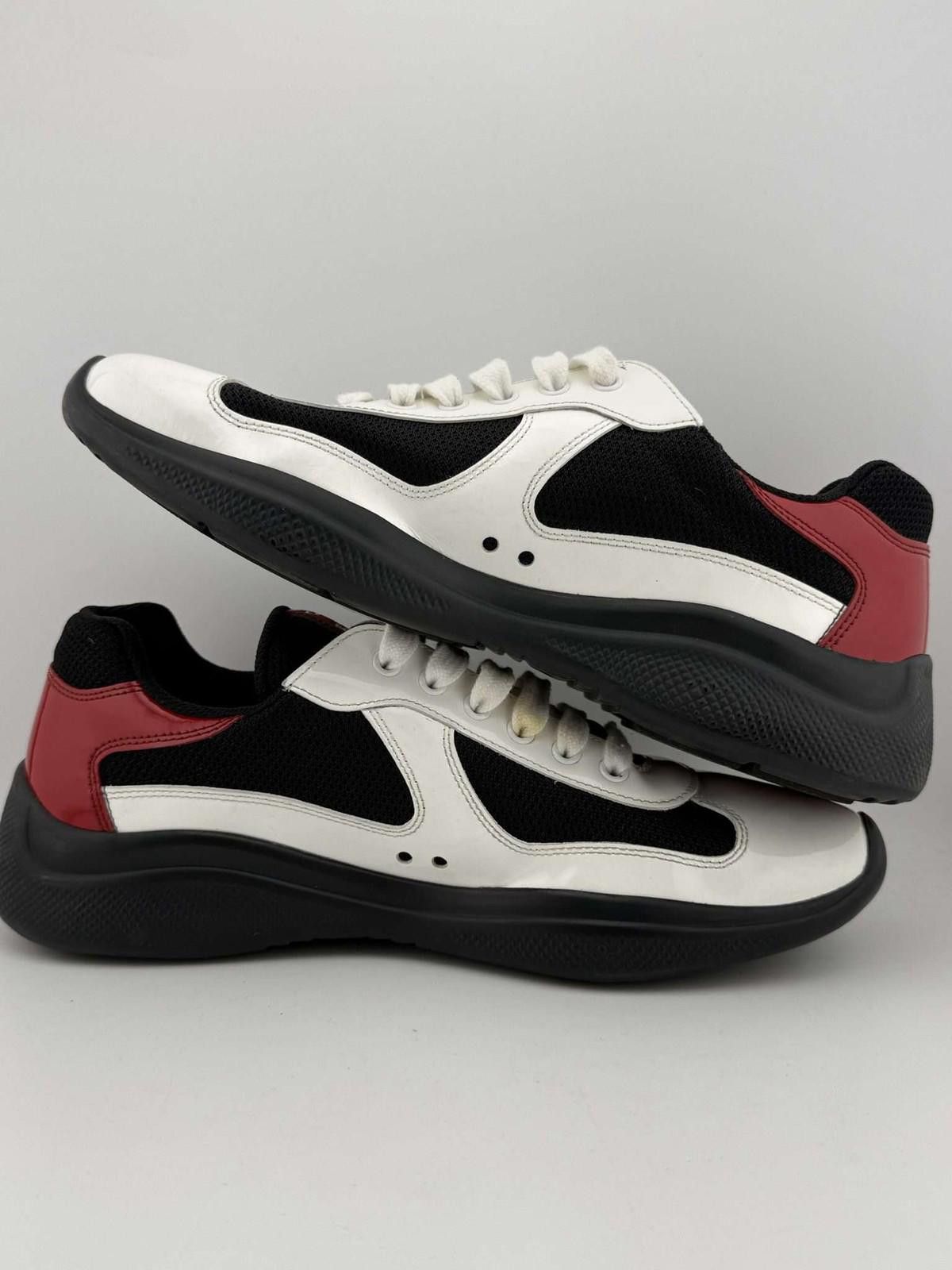Prada Prada American Cup White Sneakers UK 7 Used with Box Size US 8 / EU 41 - 7 Thumbnail