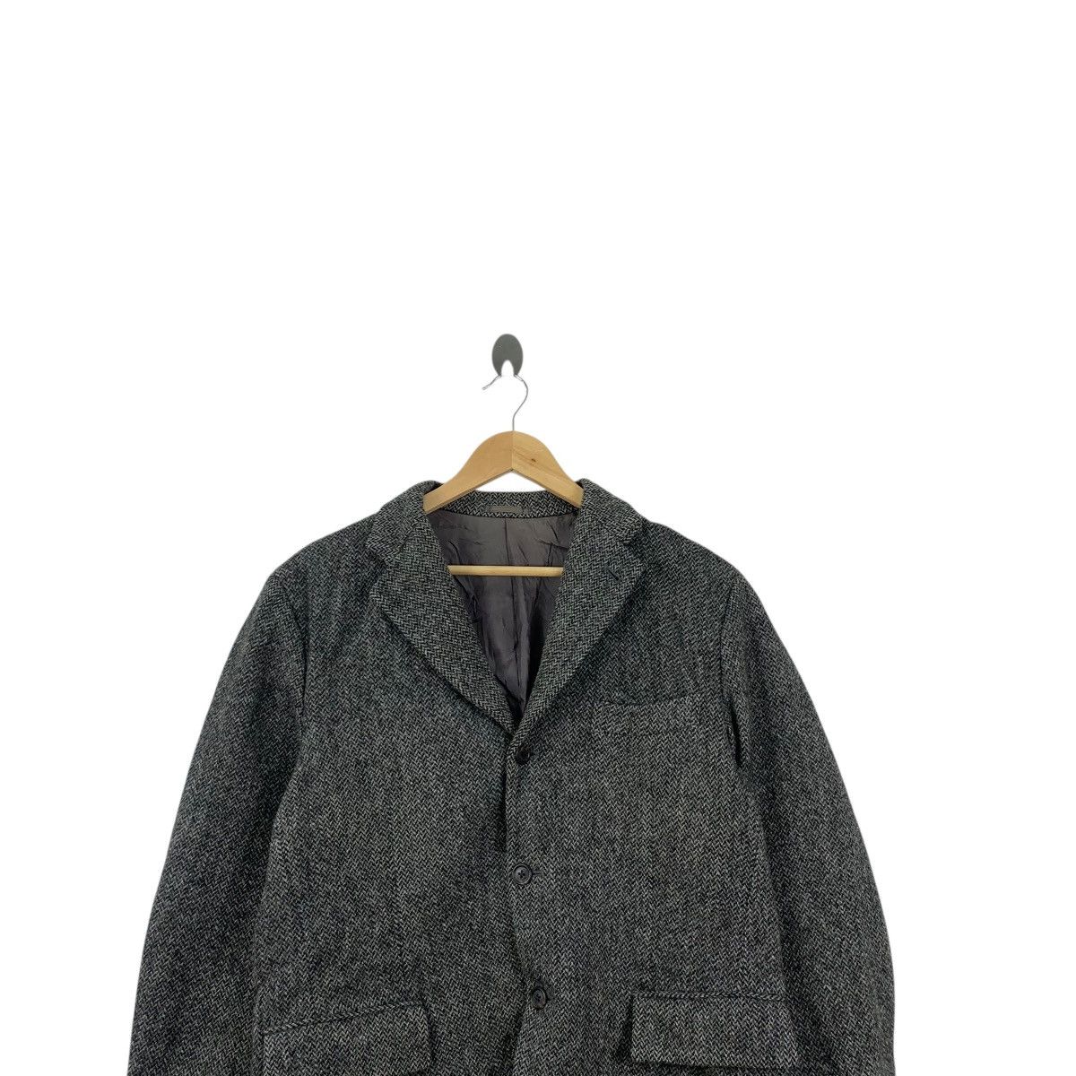 Harris Tweed Vintage HARRIS TWEED x AVON HOUSE Herringbone Blazer Jacket Size 38R - 2 Thumbnail