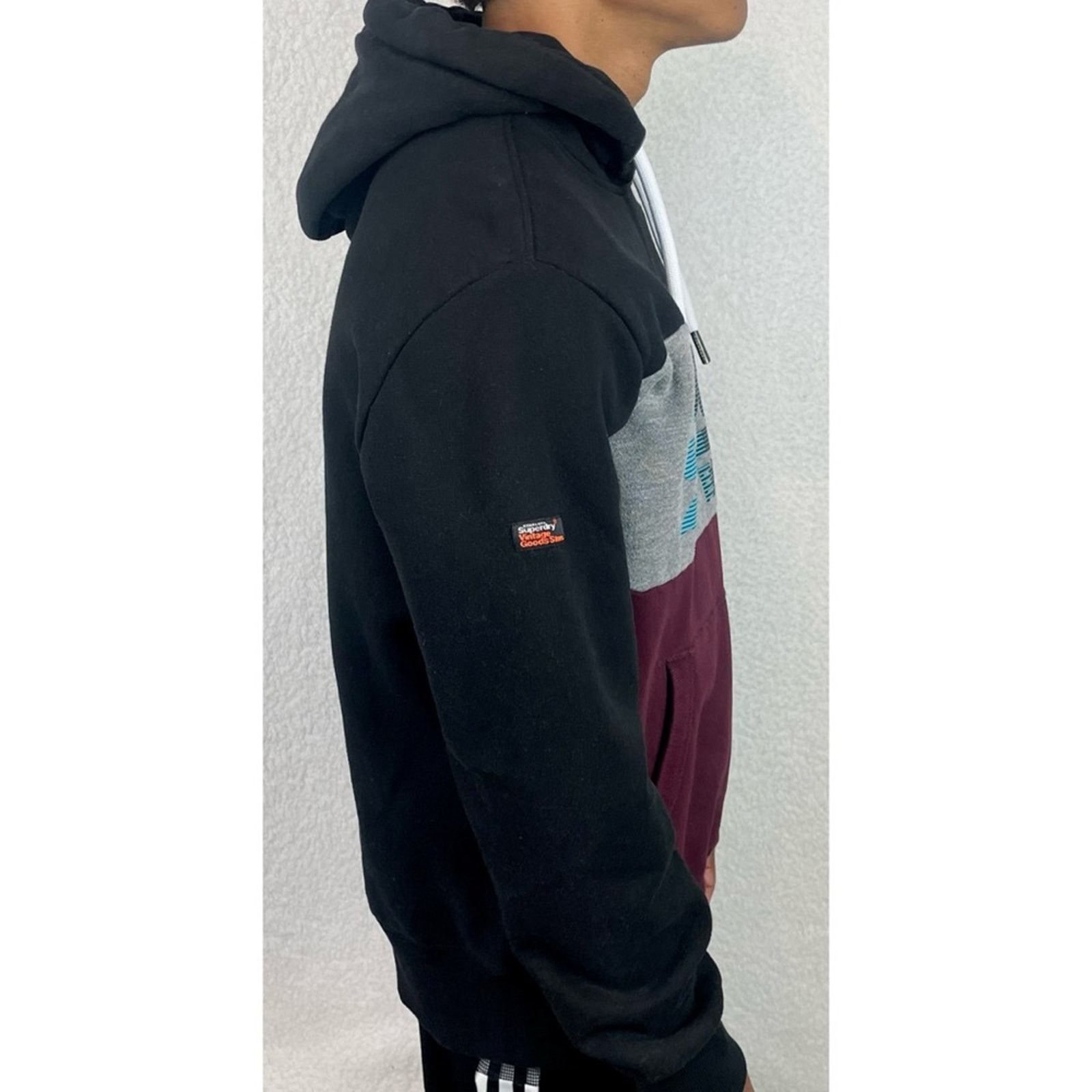 Superdry SUPERDRY • Vintage Logo 1st Panel Pullover Hoodie Size US L / EU 52-54 / 3 - 9 Thumbnail