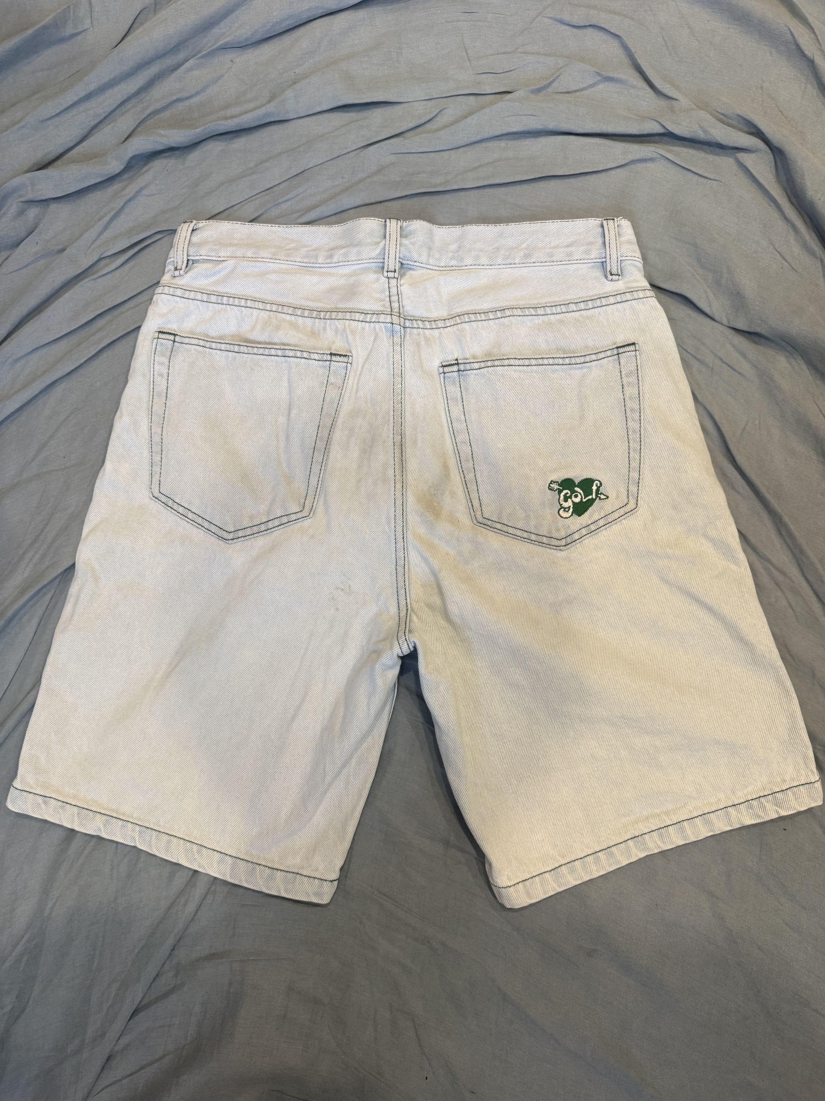 Golf Wang Denim Cupid Shorts Size US 32 / EU 48 - 2 Thumbnail