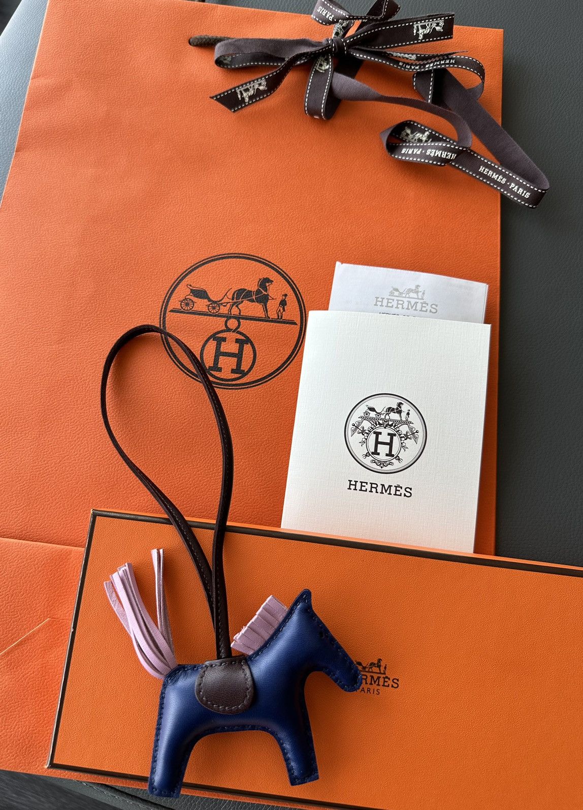 Hermes Brand New Super Rare Hermes Rodeo PM Leather Horse Charm Size ONE SIZE - 1 Thumbnail