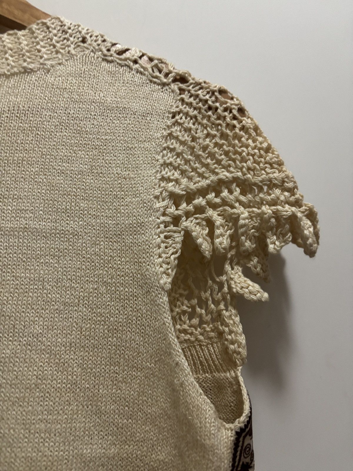 Dries Van Noten Dries Van Noten Cream Cardigan Size S / US 4 / IT 40 - 5 Thumbnail