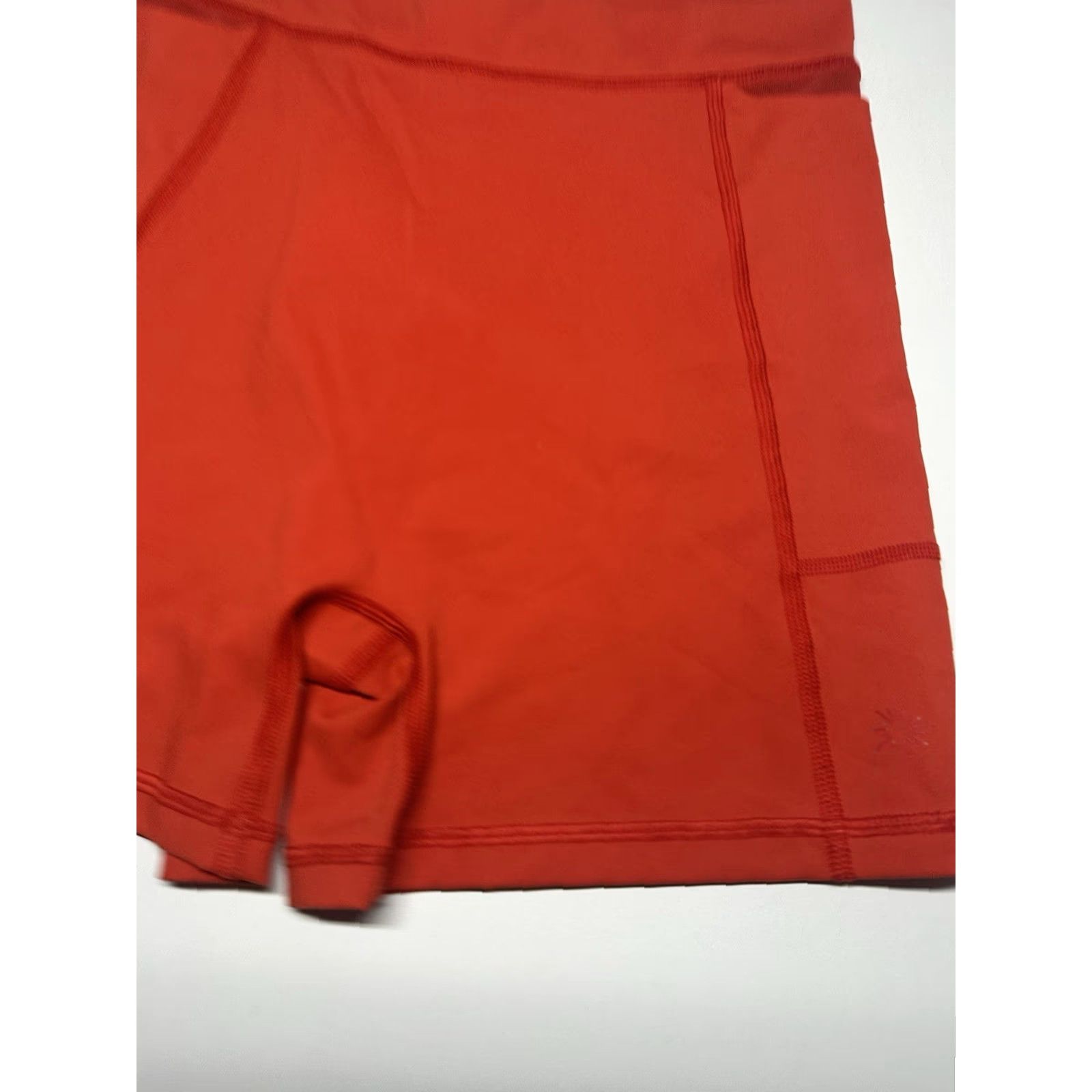 Vintage Offline Aerie Women Shorts M Stretch Compression Side Pockets Red Size 32" / US 10 / IT 46 - 2 Thumbnail