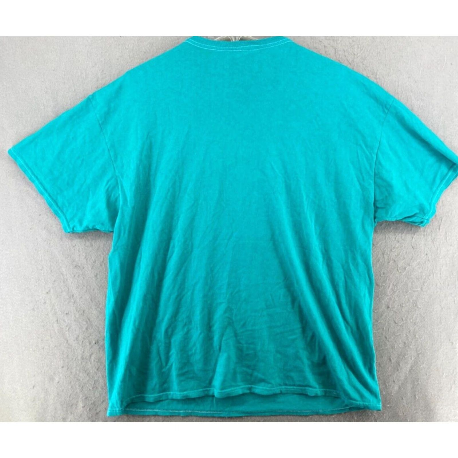 Vintage Bucees Mens TShirt XL Teal Beach Vacation Palm Tree Crew Neck Cotton Jersey Graphic Print Shirt Men XL Beach Theme 80s? Size US XL / EU 56 / 4 - 6 Thumbnail