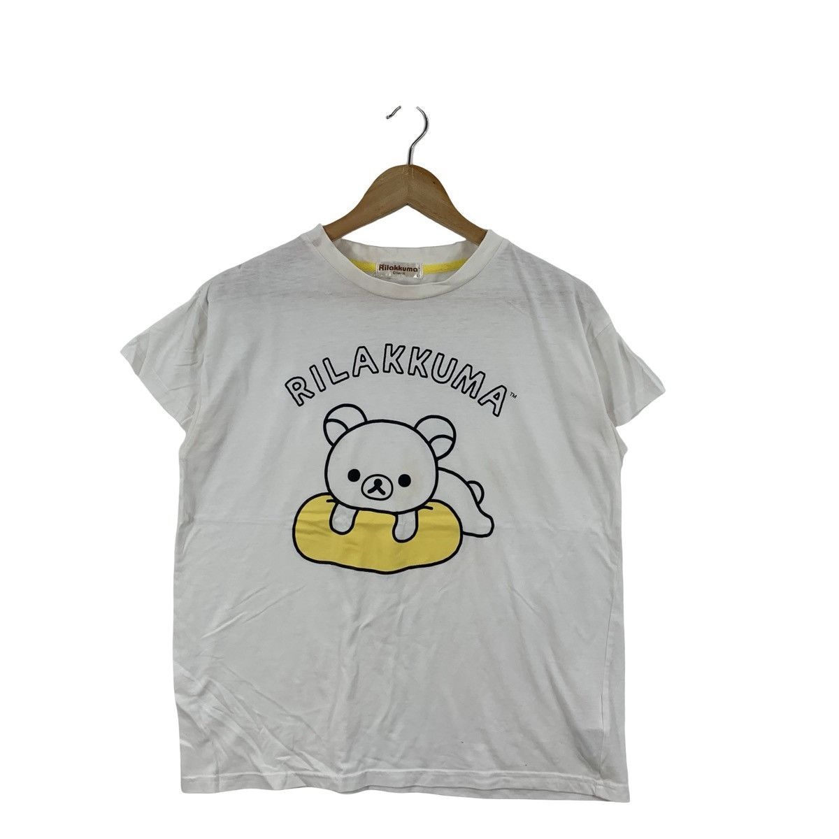 Other RILAKKUMA AKI KONDO Cute Character Pokapoka Tee Shirt Top Size L / US 10 / IT 46 - 4 Thumbnail