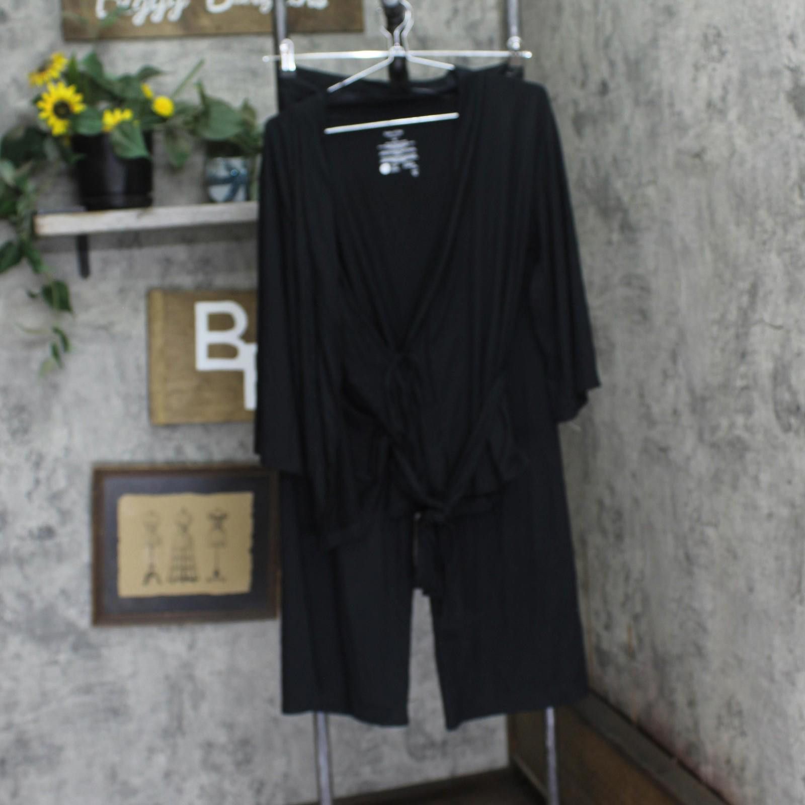 Other State Of Day Pajama Cardigan Pants 100189719ms Black Xs Size 26" / US 2 / IT 38 - 1 Thumbnail