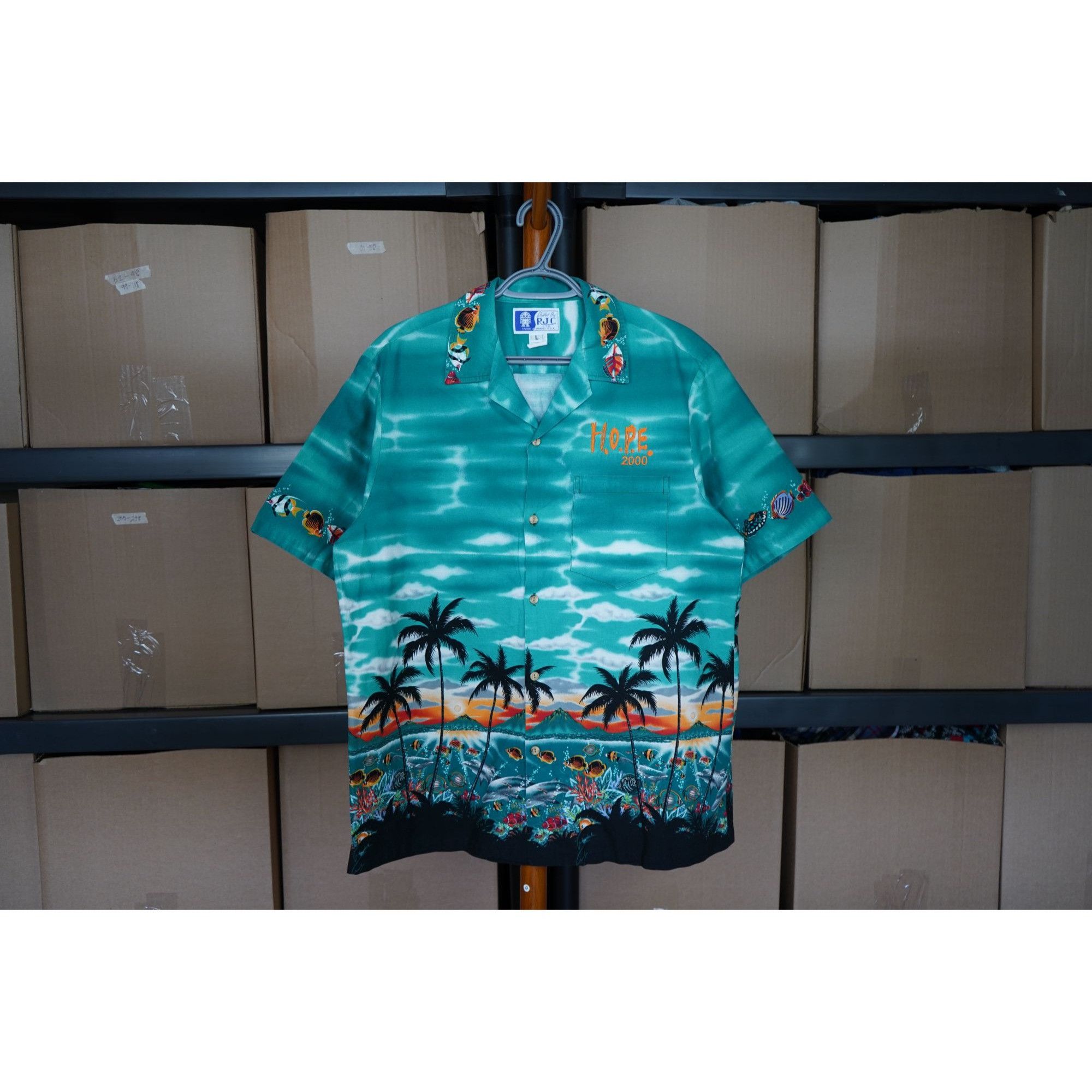 Vintage Y2K Styled By RJC Vintage Short Sleeve Shirt L #324 Size US L / EU 52-54 / 3 - 1 Thumbnail