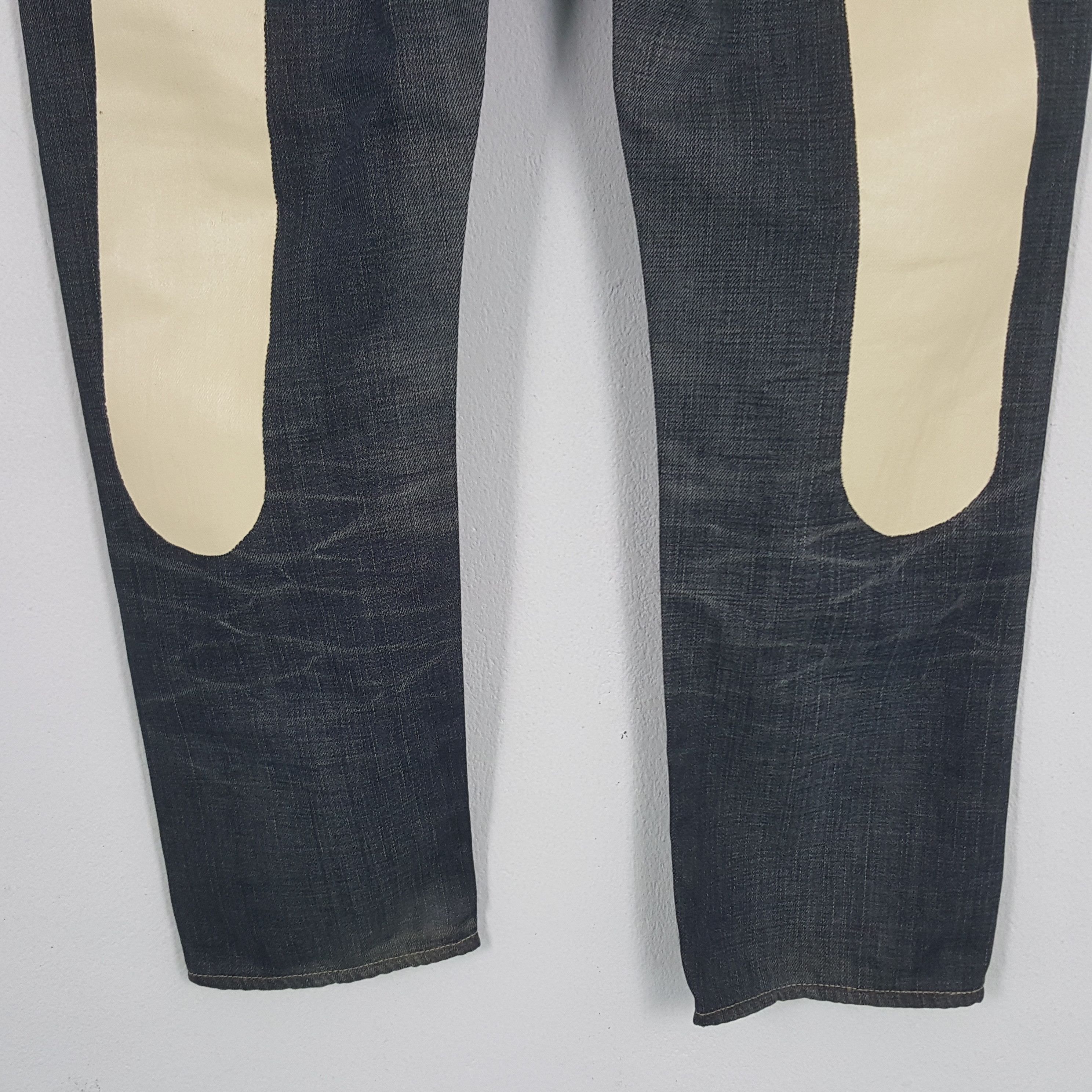 Evisu × Puma × Vintage Vintage Evisu Puma Japanese Brand Daicock Custom Denim Jeans Size US 37 - 3 Thumbnail