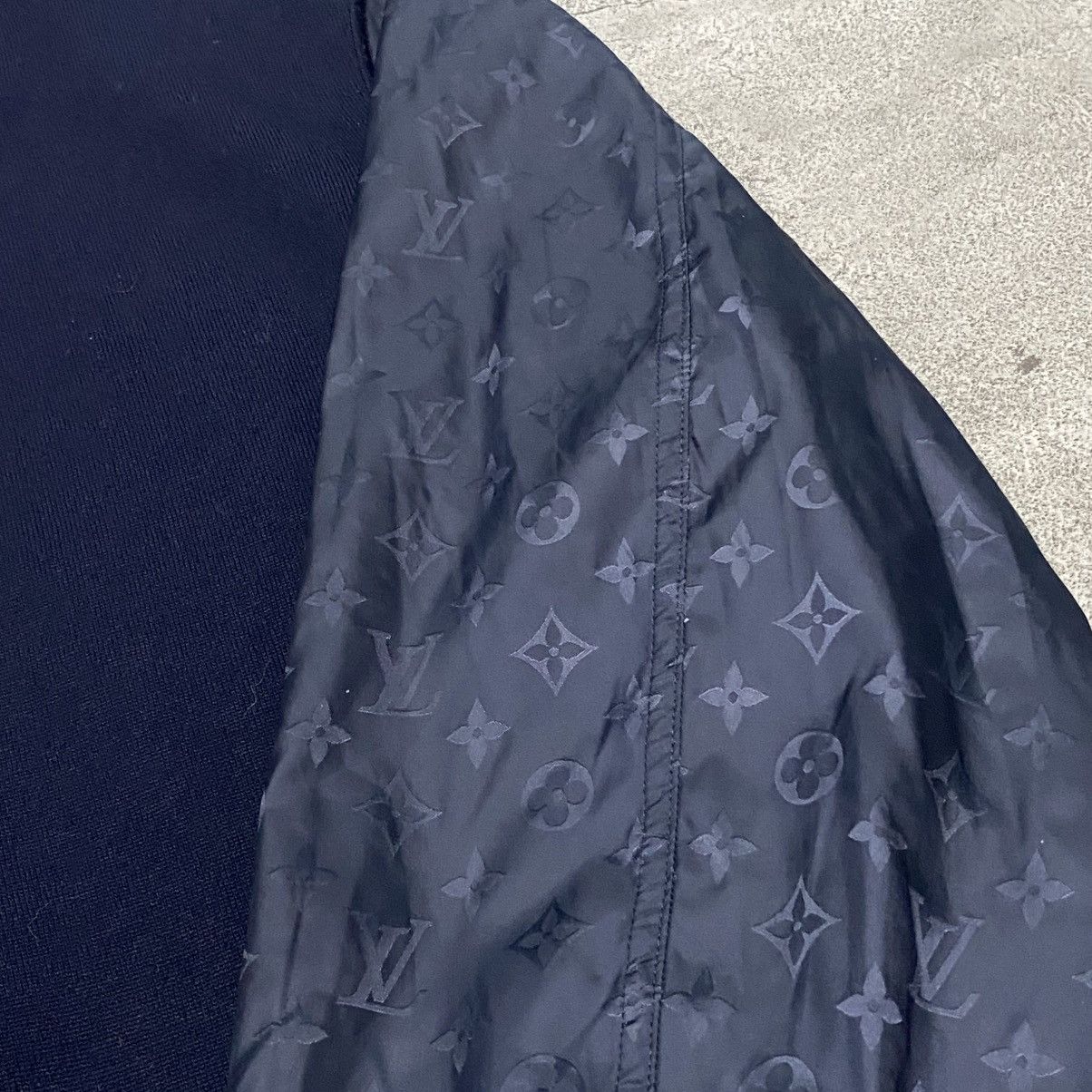 Louis Vuitton Louis Vuitton Wool Nylon Monogram Bomber Jacket Size US XXL / EU 58 / 5 - 7 Thumbnail