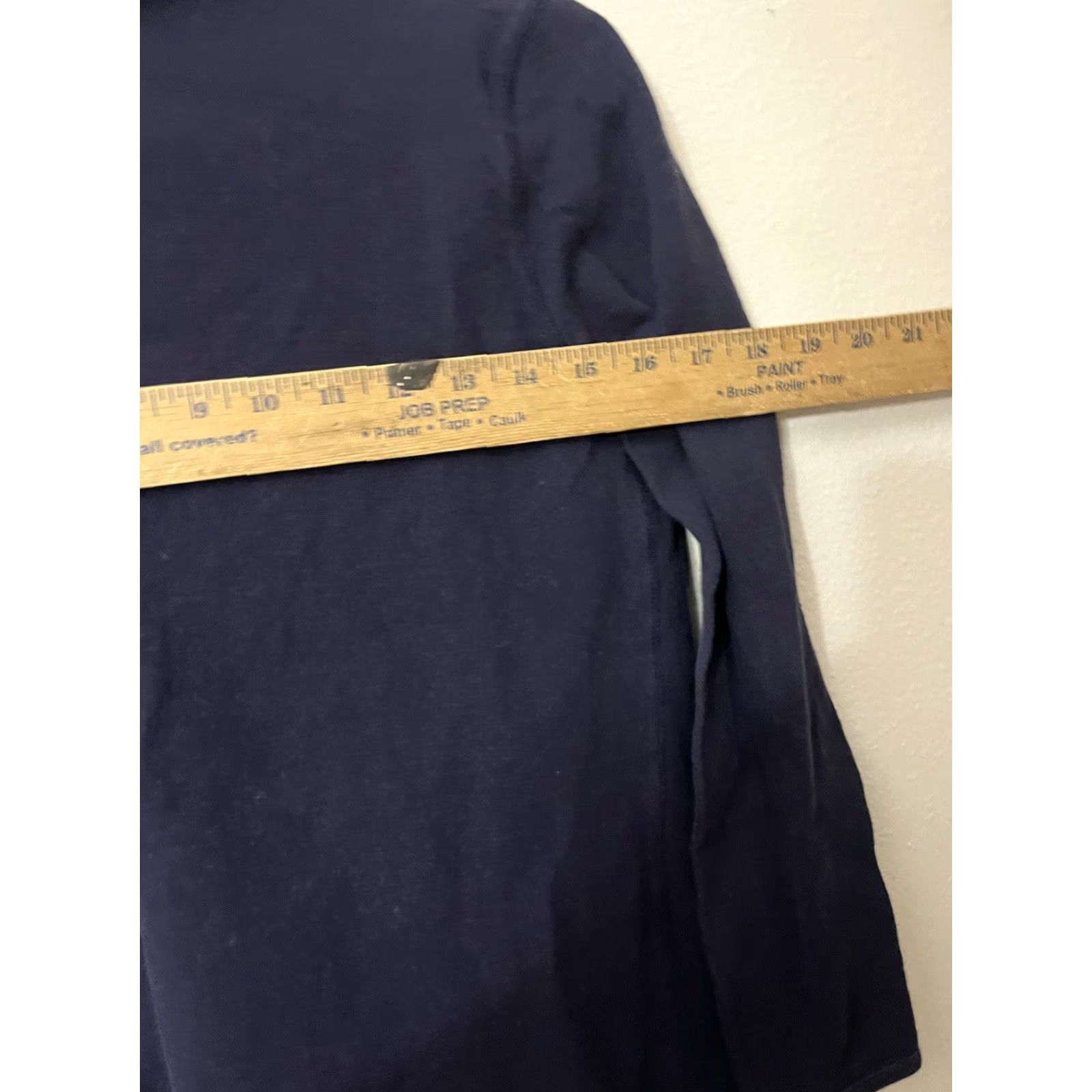 Talbots Talbots Cardigan Sweater Open Front Navy Cotton Blend PP Petite Women Size XXS / US 00 / IT 34 - 5 Thumbnail