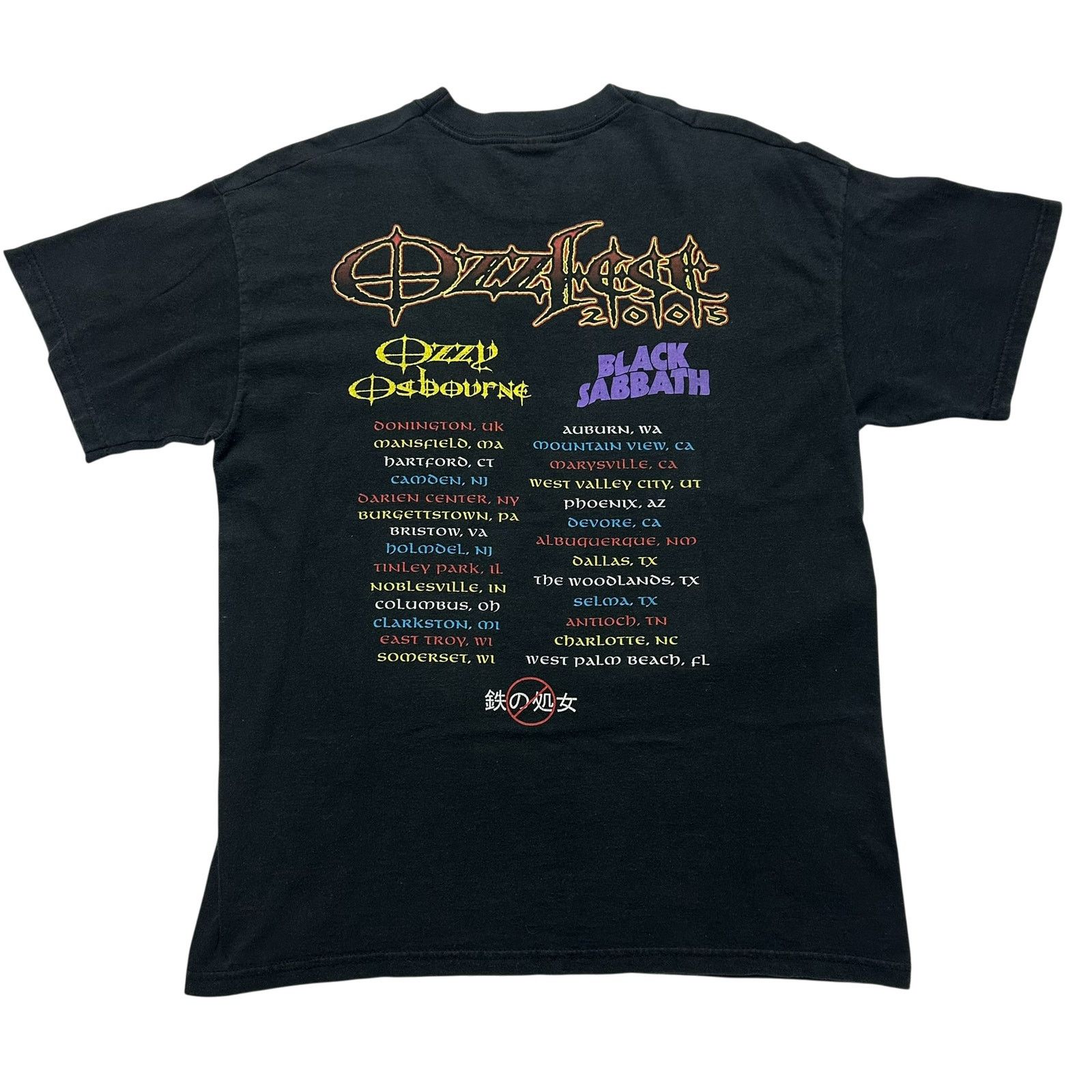 Fruit Of The Loom Vtg Ozzfest 2005 Tour T-Shirt Black Sabbath Ozzy M Size US M / EU 48-50 / 2 - 4 Thumbnail