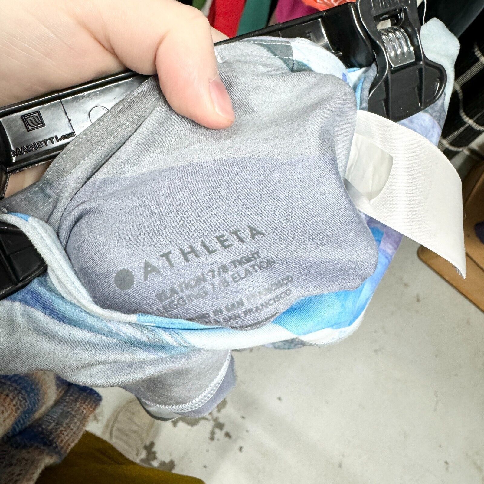Athleta ATHLETA Elation 7/8 Leggings Snowfall Blue Yoga Tight Size 30" / US 8 / IT 44 - 3 Thumbnail