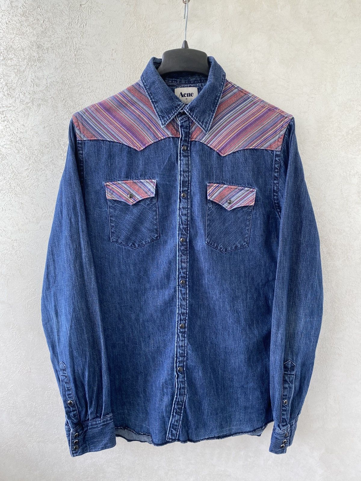 Acne Studios Acne Pop Classics Western Mexican A/W 10 Denim Shirt Size 48 Size US M / EU 48-50 / 2 - 2 Thumbnail