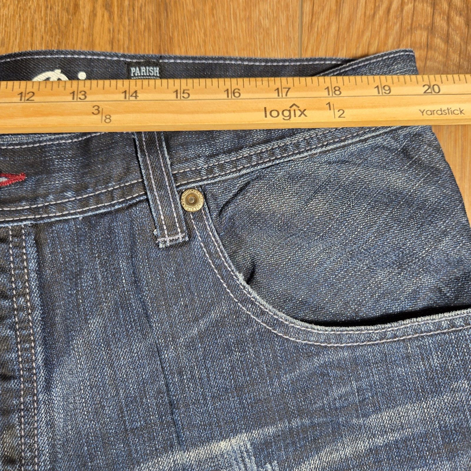 Parish Nation Parish Nation Y2K Jeans 40x34 Whiskered Hip Hop Streetwear Size US 40 / EU 56 - 5 Thumbnail